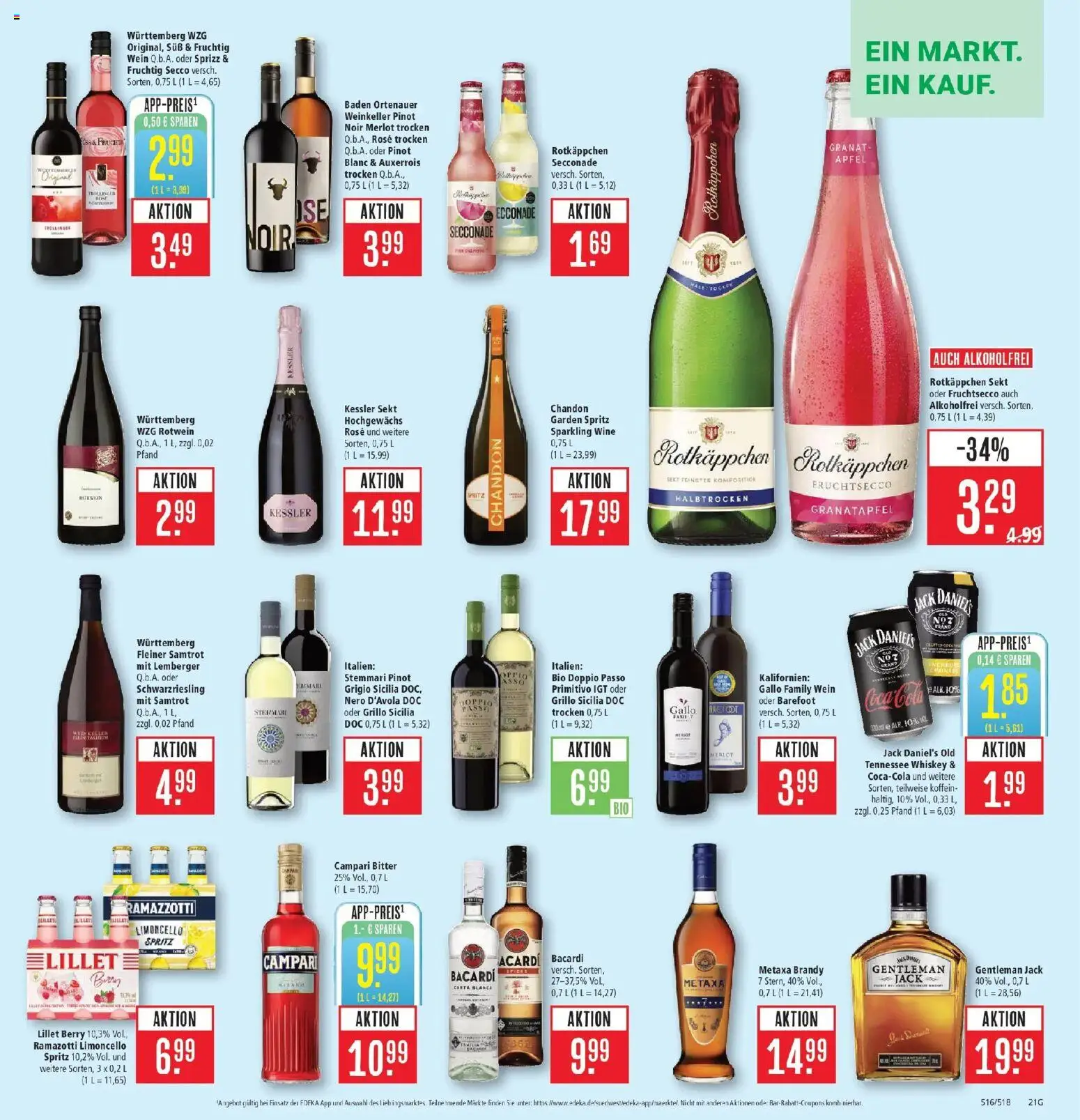 Marktkauf Prospekt Friedrichshafen (ab 03.08.2026) » Angebote online | Seite: 25 | Produkte: Coca cola, Cola, Doppio passo primitivo, Doppio Passo
