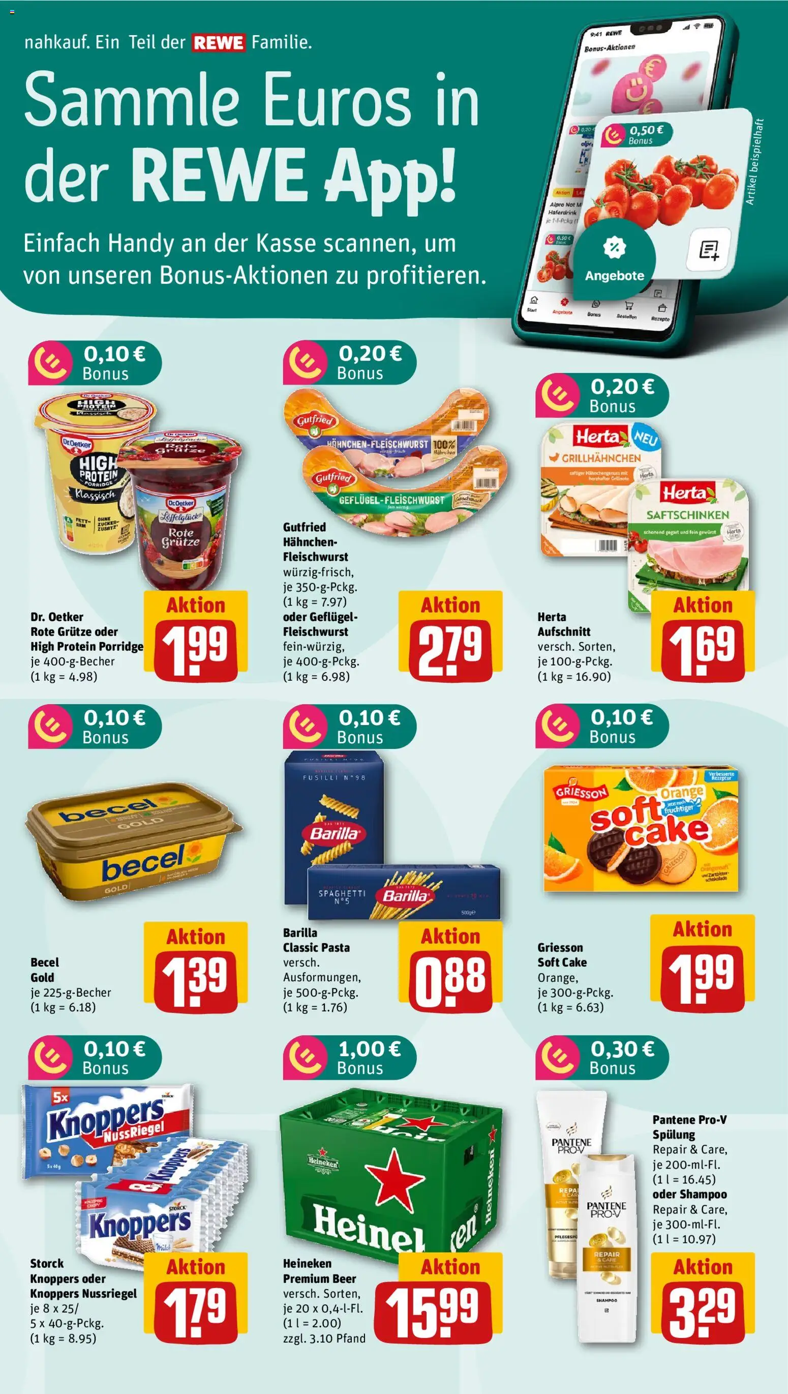 Nahkauf Prospekt – gültig ab 31.08.2026 | Seite: 5 | Produkte: Hahnchen, Heineken, Alpro, Knoppers