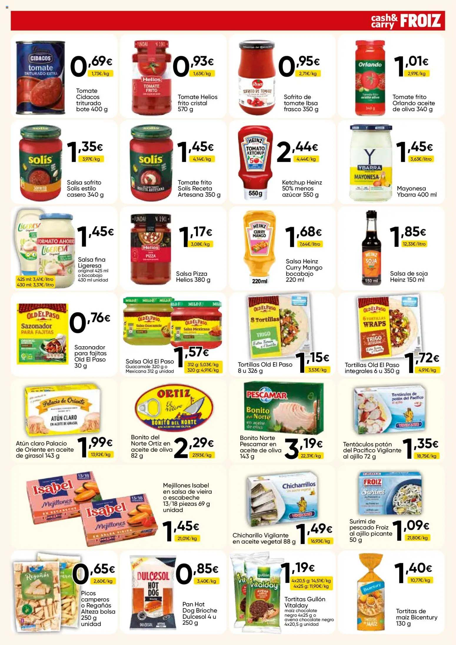 Froiz - Folleto Cash │ válido desde el 15/09/2026 | Página: 3 | Productos: Maíz, Kétchup, Tortillas, Atún claro