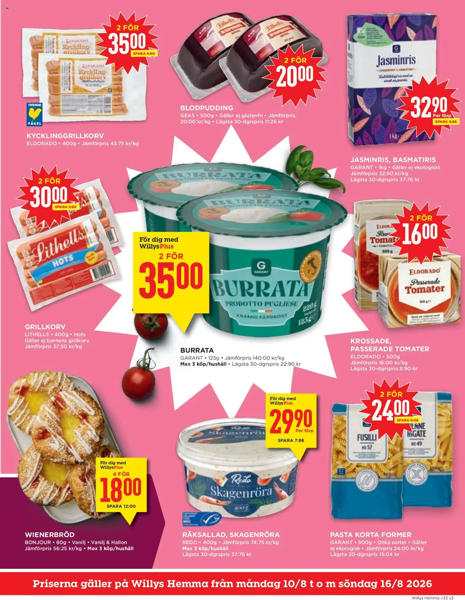 Willys reklamblad aktuell från 10/08/2026 | Sida: 3