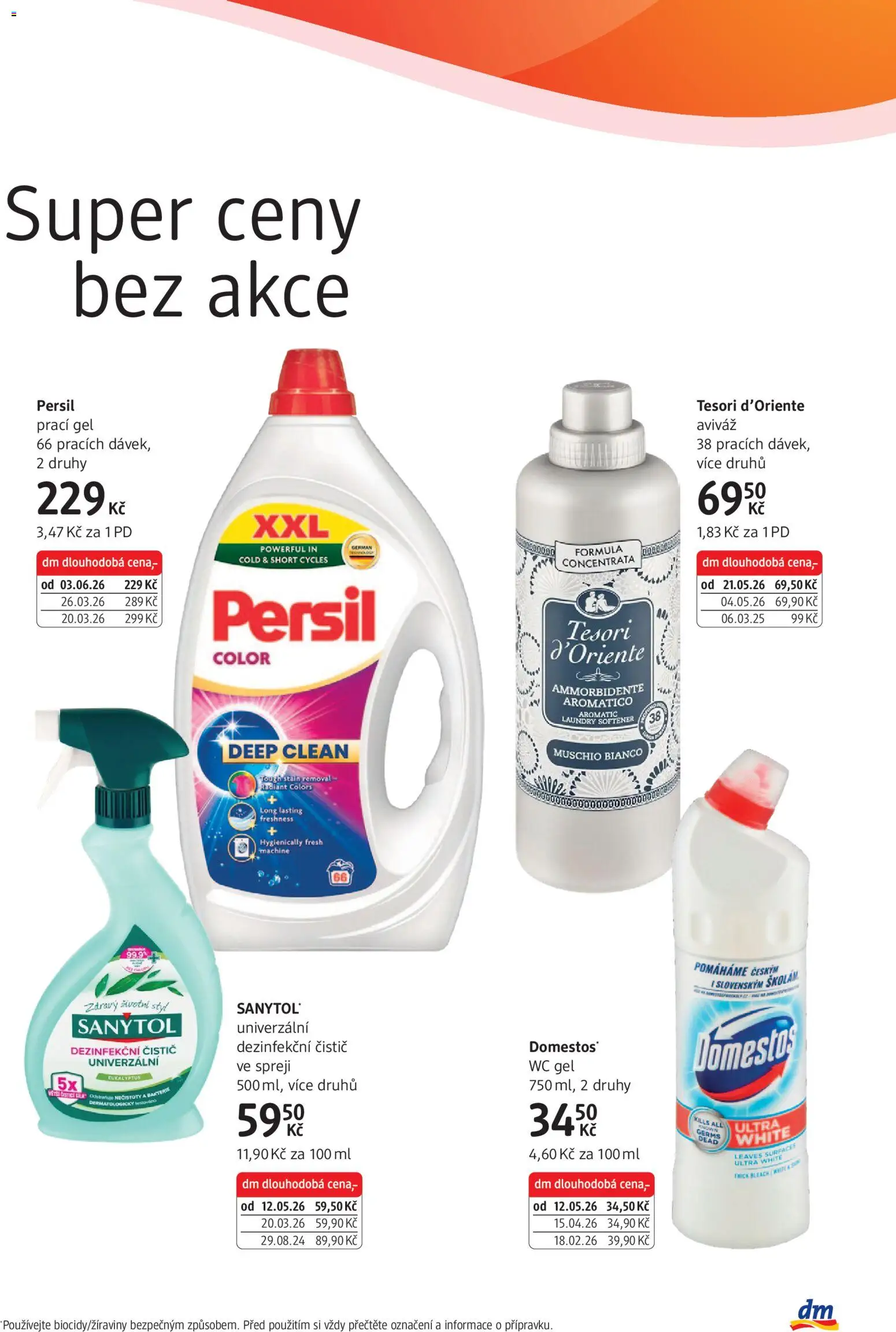 dm drogerie leták od 03.09.2026 | Strana: 3 | Produkty: Aviváž, Prací gel, Wc, Sanytol
