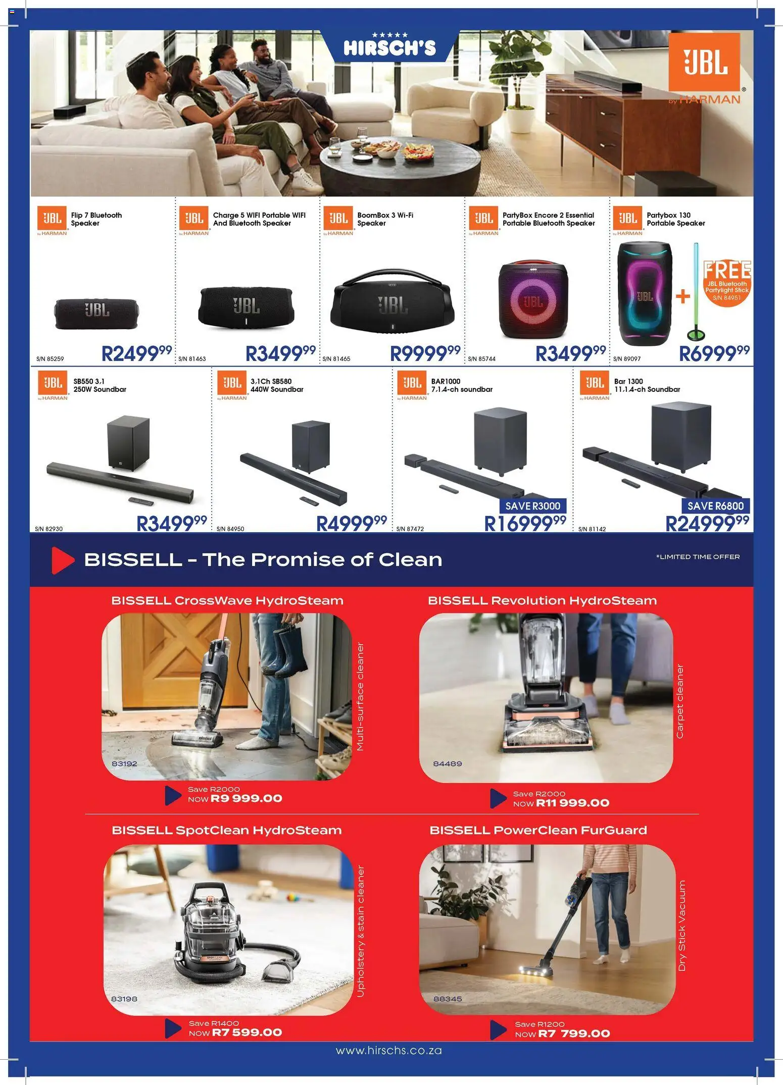 New Hirsch's catalogue – valid from 23/06/2026 | Page: 48 | Products: Speaker, Carpet, Soundbar