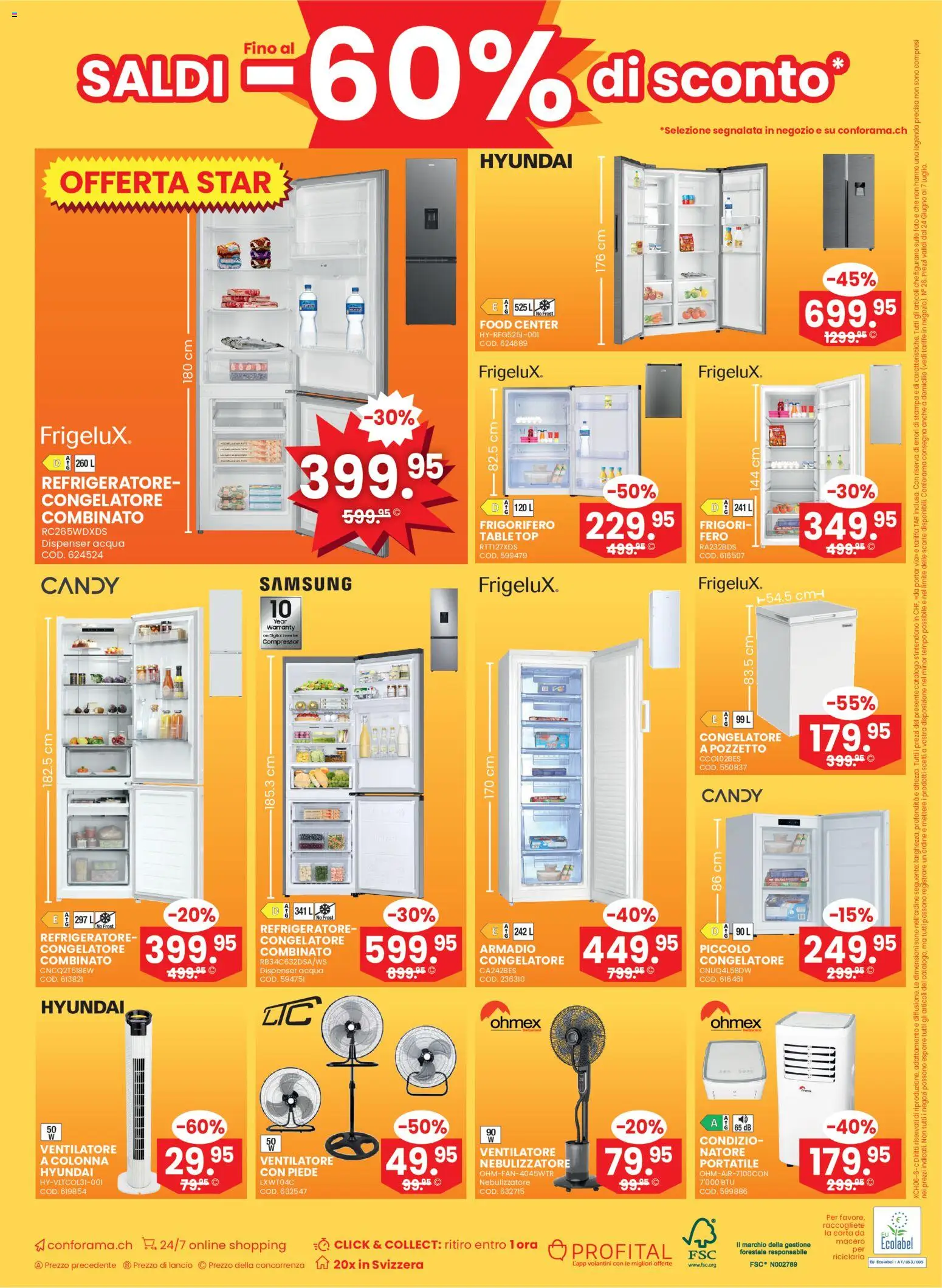 Conforama aktionen IT – gültig ab 24.06.2026 | Seite: 16 | Produkte: Top, Samsung