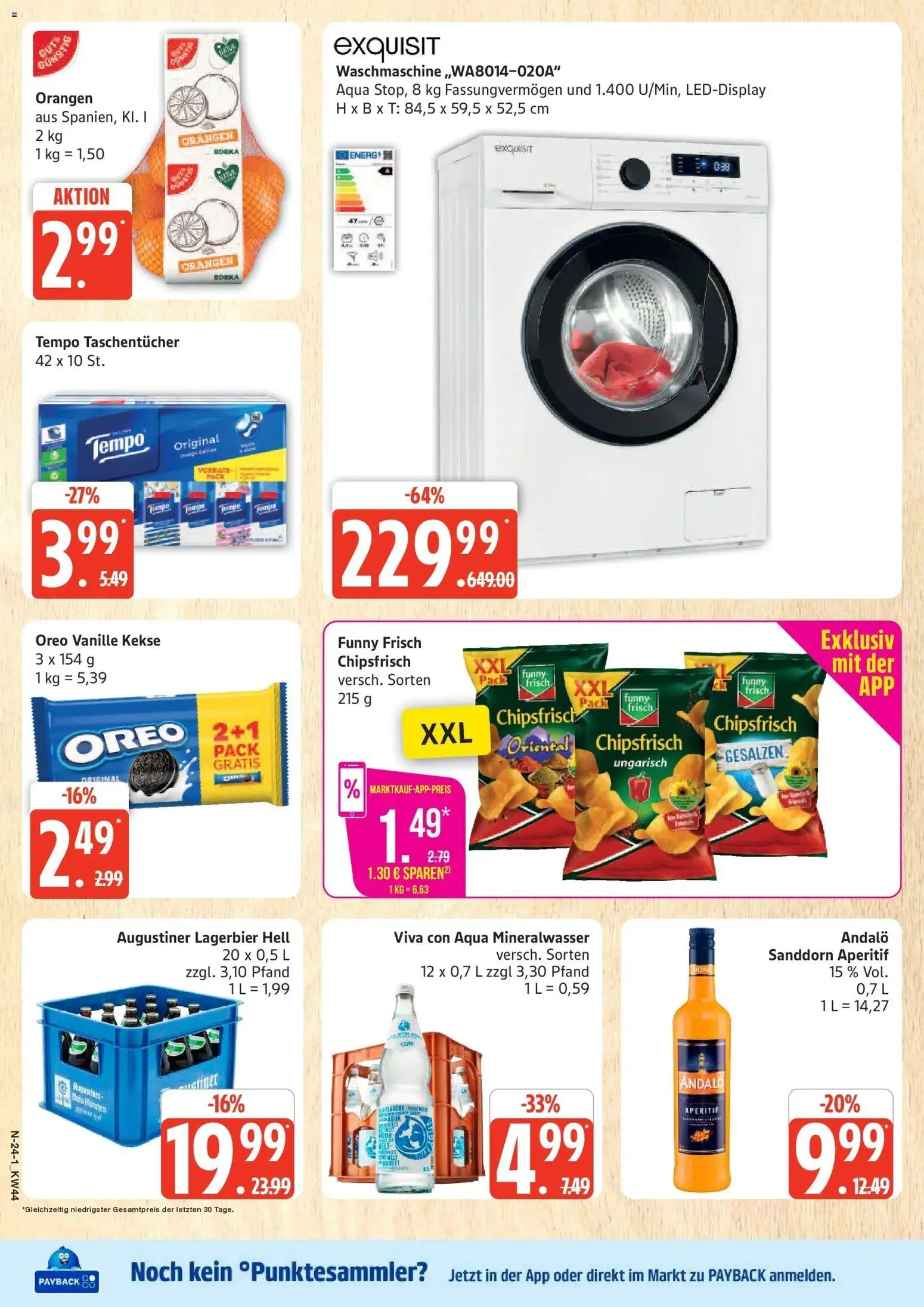 Marktkauf Prospekt Cuxhaven (ab 26.10.2026) » Angebote online | Seite: 24 | Produkte: Energy, Sanddorn, Funny frisch, Vanille