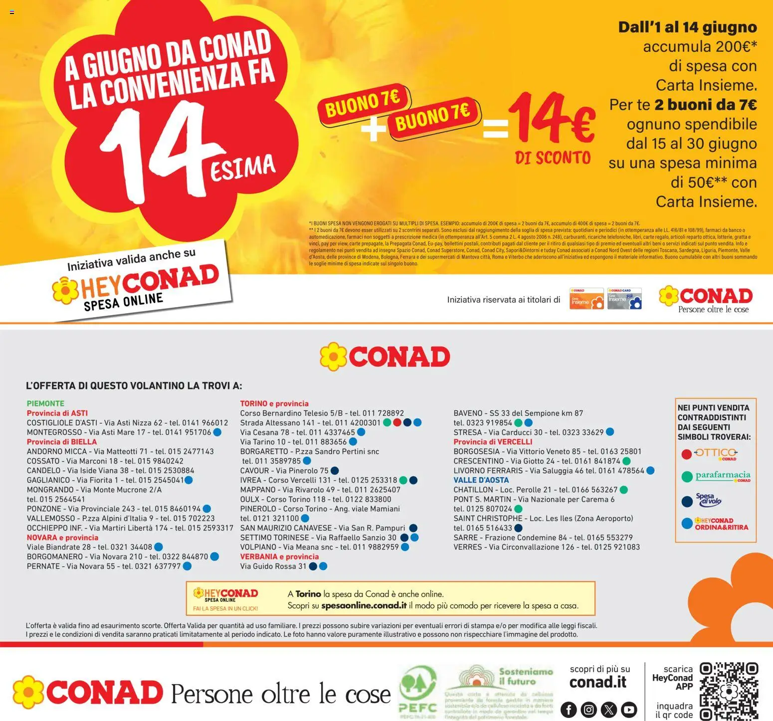 Volantino Conad del 04.06.2026 | Pagina: 28 | Prodotti: Tè, Stampa