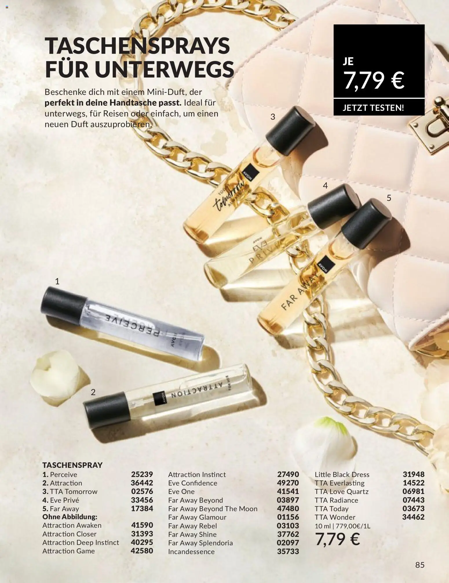 AVON Katalog Mai 2026 – gültig ab 01.05.2026 | Seite: 99 | Produkte: Duft, Handtasche