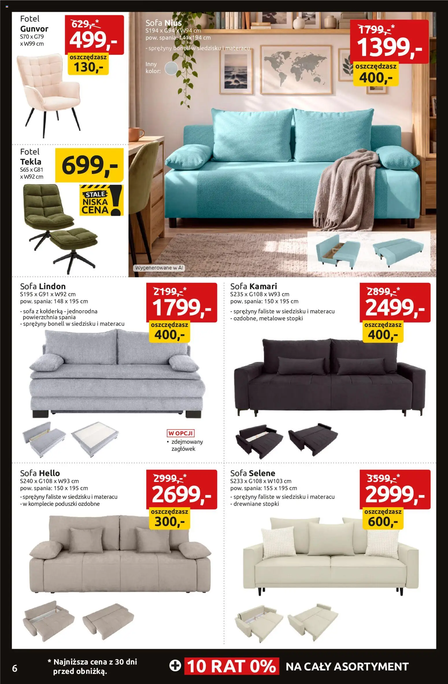 Black Red White Black Weeks od 30.10.2026 | Strona: 6 | Produkty: Sofa, Fotel