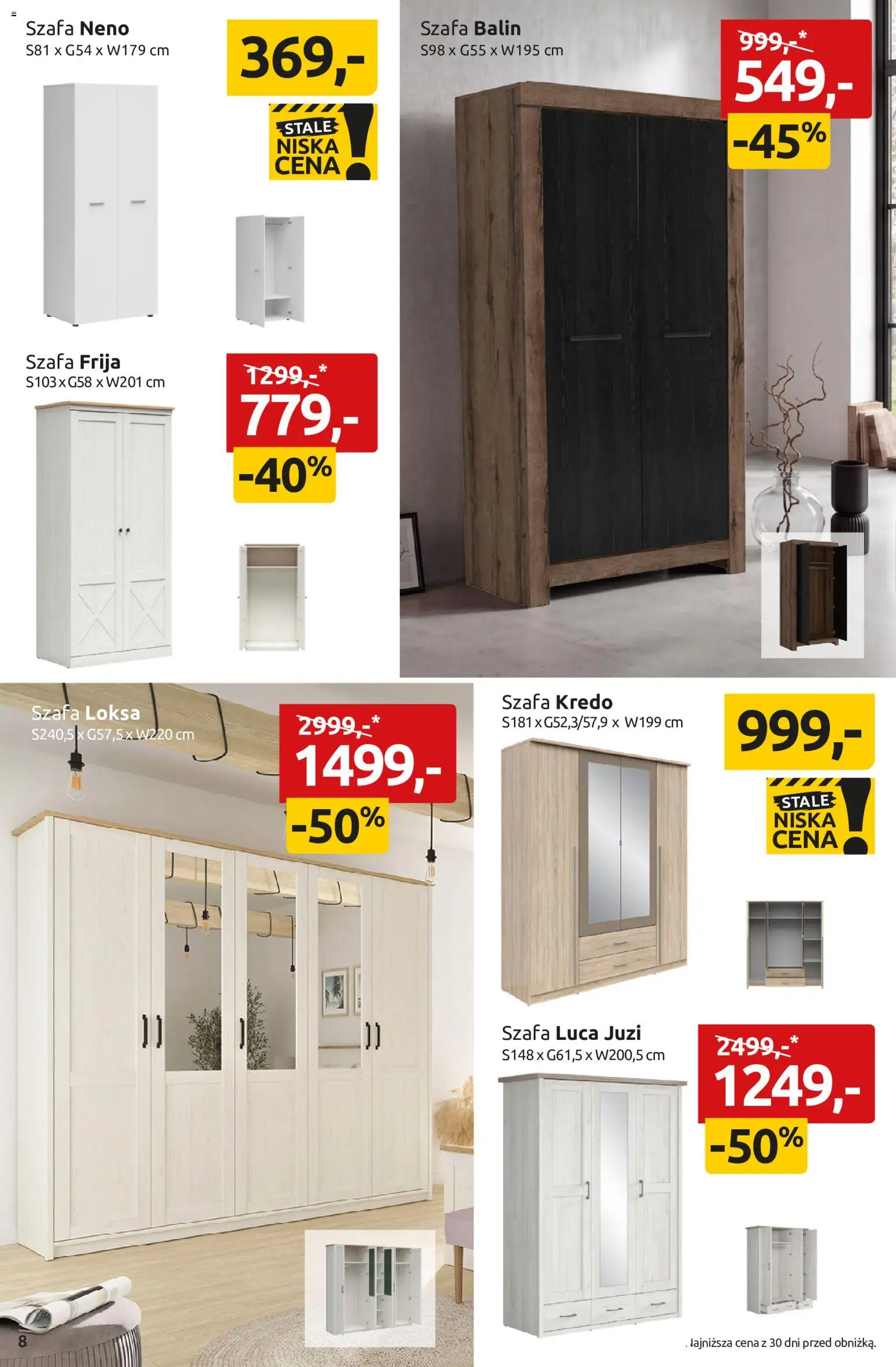Black Red White promocje od 11.05.2026 | Strona: 8 | Produkty: Szafa