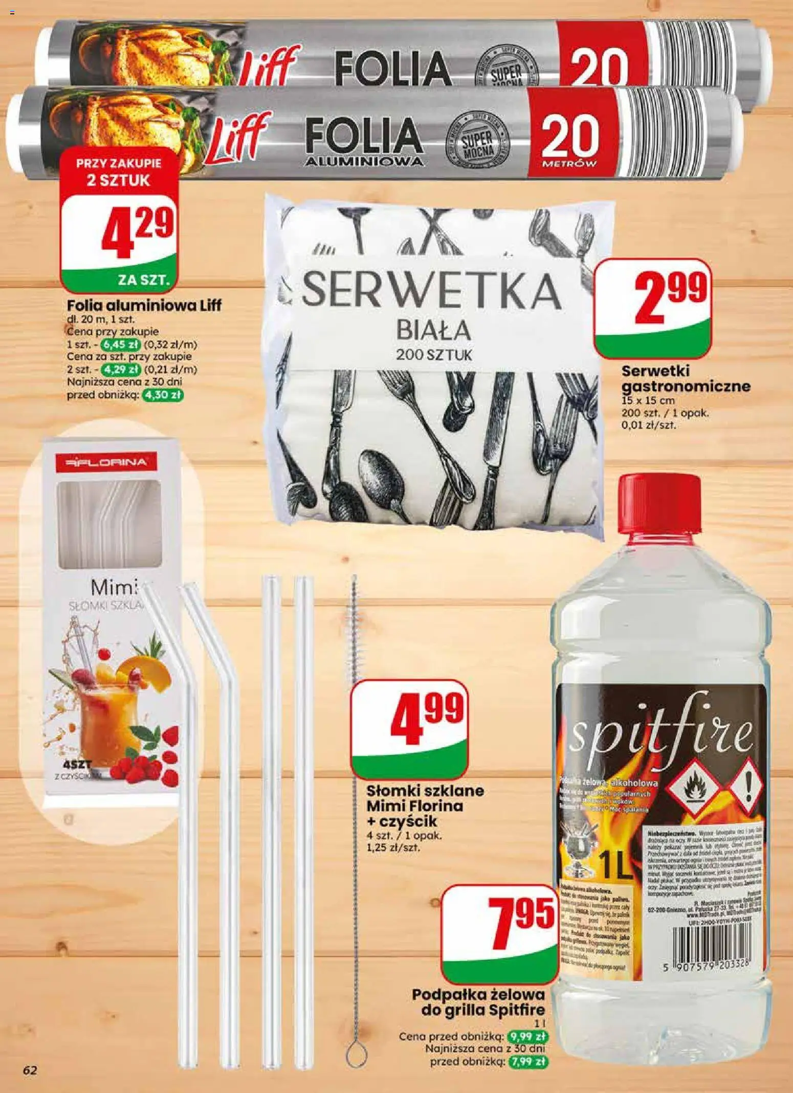 Dino gazetka od 13.05.2026 | Strona: 62 | Produkty: Starter, Słomki