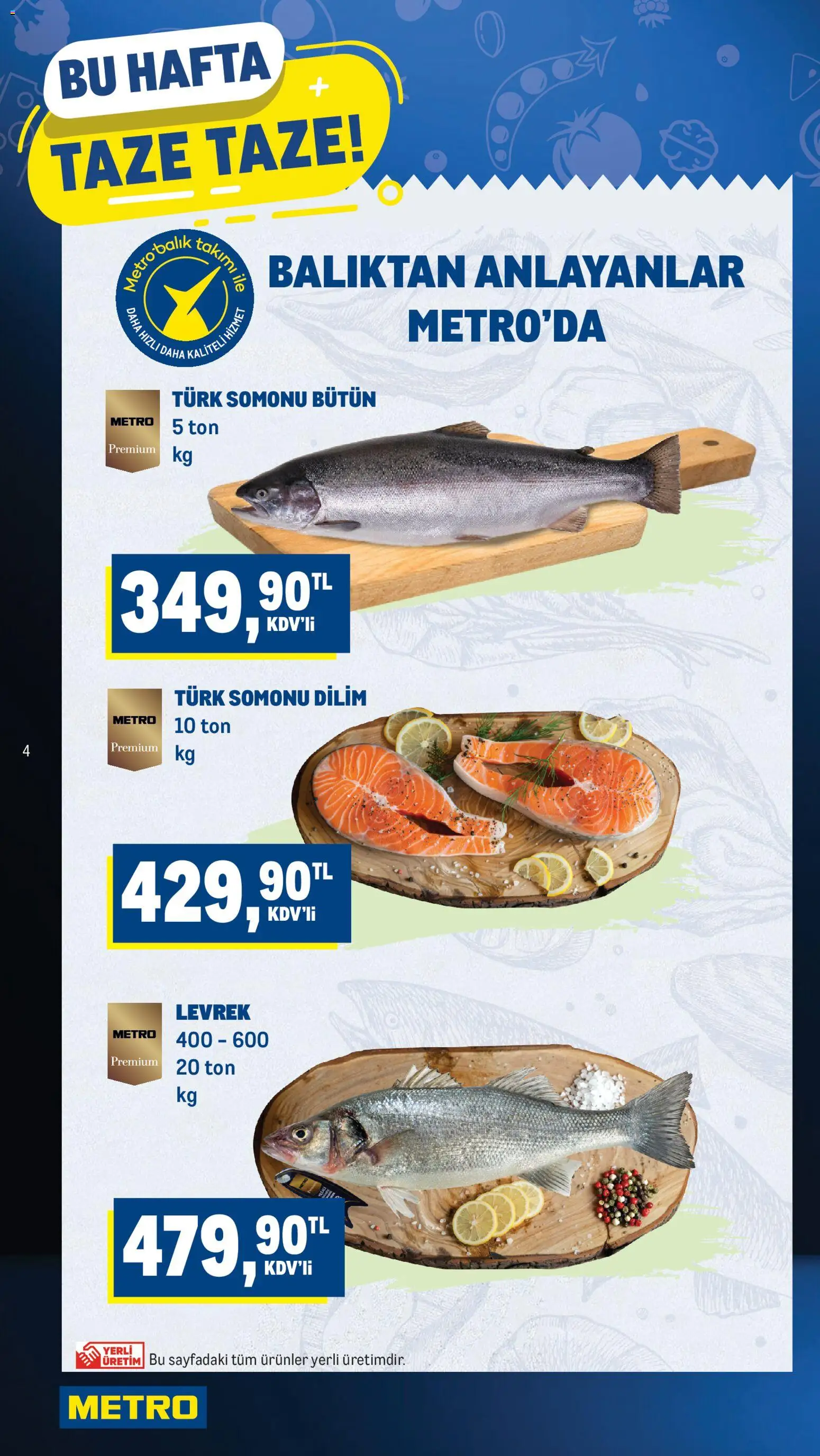 Metro Katalog - 22.05.2026 tarihinden itibaren geçerlidir | Sayfa: 4 | Ürünler: Levrek
