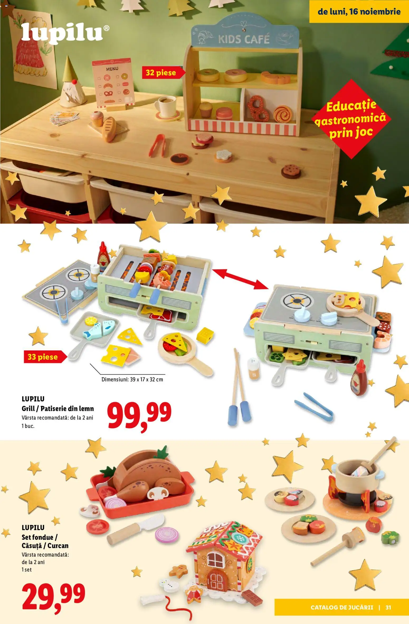 Noul catalog Lidl – valabil de la 02.11.2026 | Pagină: 31 | Produse: Joc, Grill, Casuta