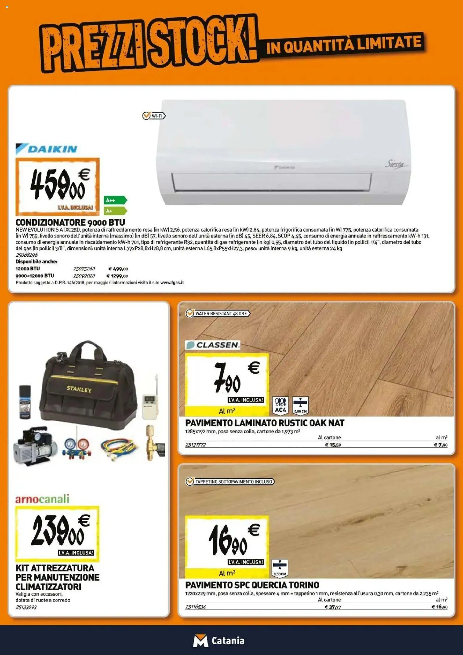 Volantino TECNOMAT del 27.05.2026 | Pagina: 10 | Prodotti: Pavimento, Valigia, Tubo, Condizionatore