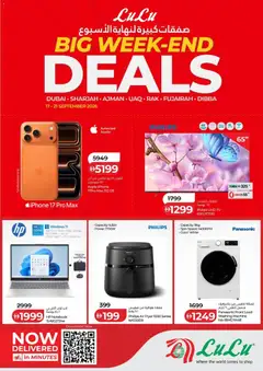 Preview of Lulu Hypermarket catalogue Big Weekend Deals - Dubai & Northern Emirates valid from 17 Sep, 2026