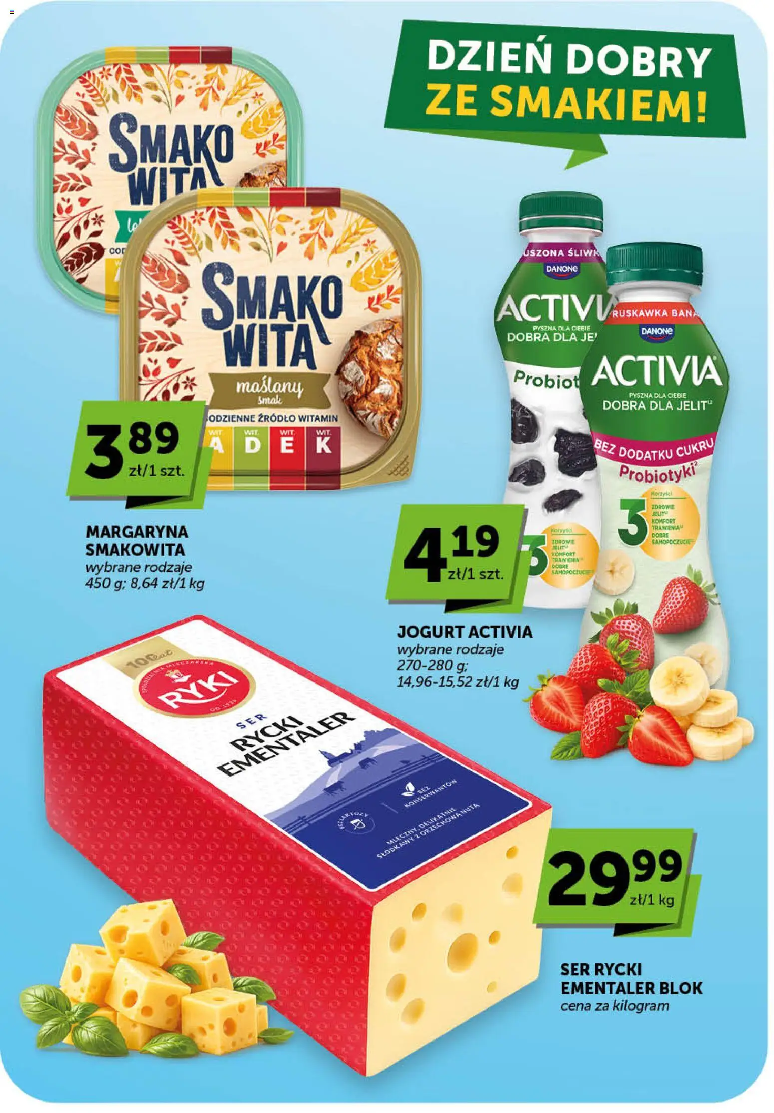 Euro Sklep gazetka - Market od 28.05.2026 | Strona: 22 | Produkty: Margaryna, Ser, Jogurt