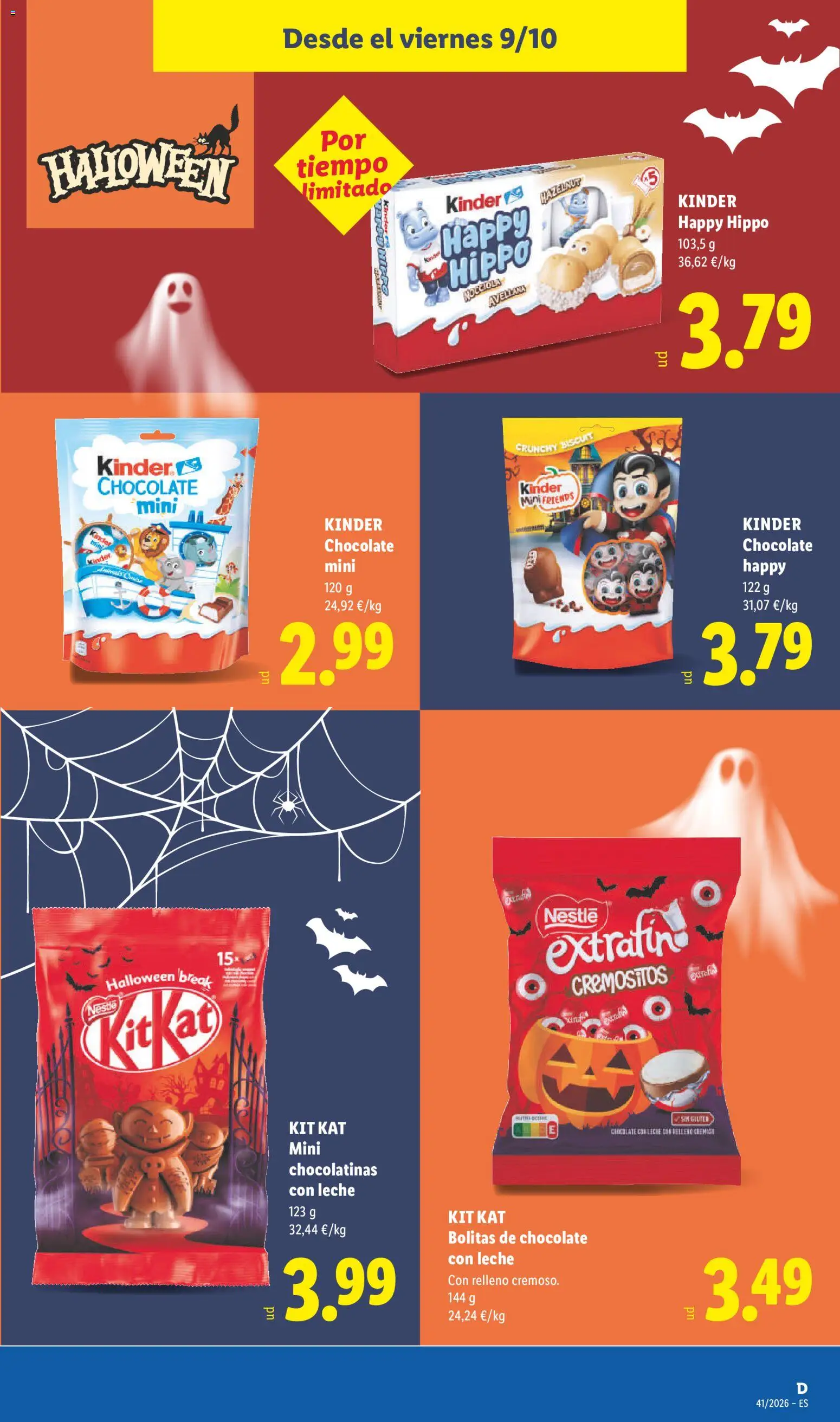 Lidl folleto │ válido desde el 05/10/2026 | Página: 37 | Productos: Chocolatinas, Chocolate con leche, Avellanas, Bolitas de chocolate