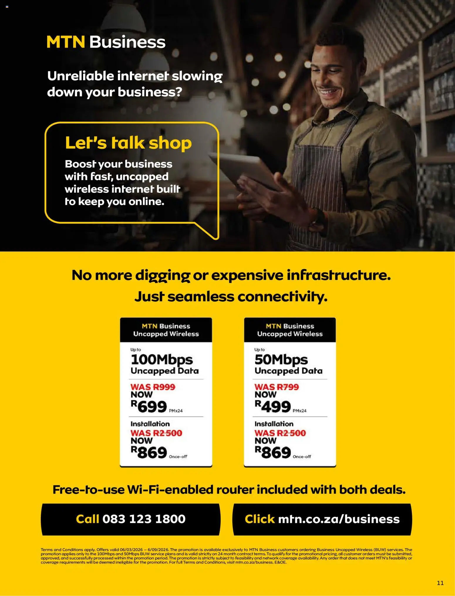 New MTN catalogue – valid from 07/08/2026 | Page: 11 | Products: Data, Router