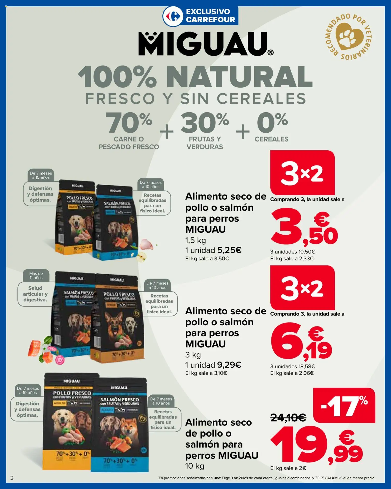Carrefour Mascotas │ válido desde el 27/10/2026 | Página: 2 | Productos: Pescado, Té, Salmón, Carne