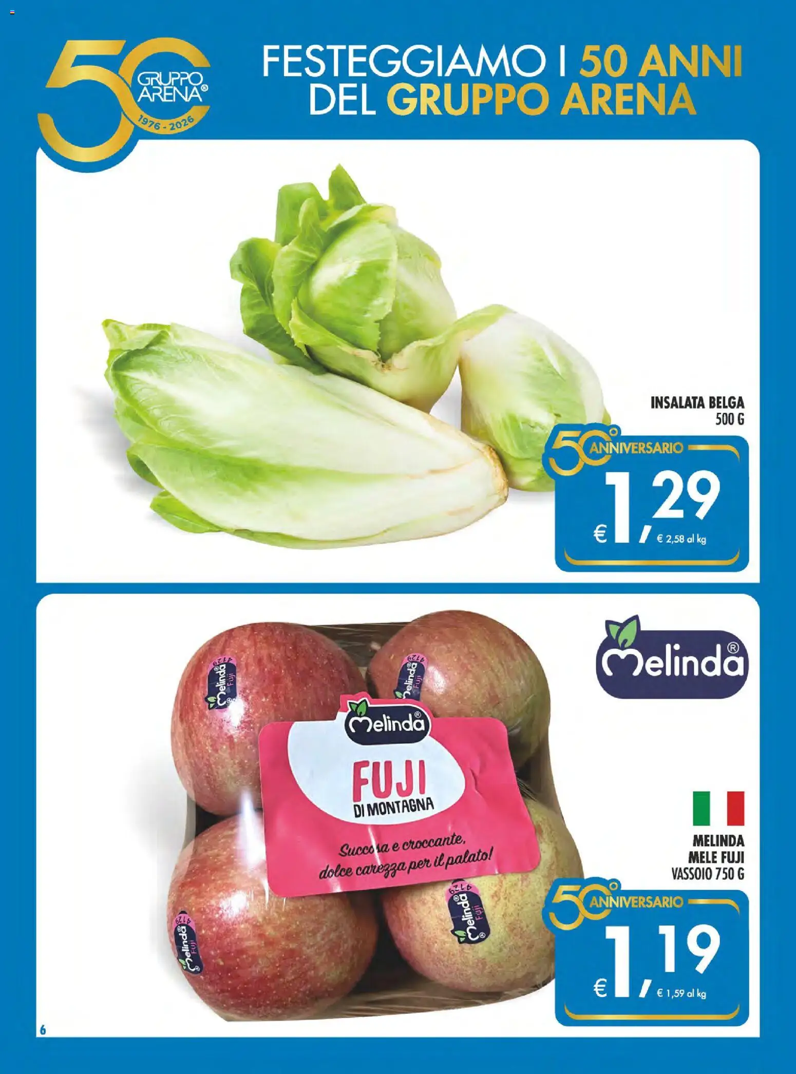 Volantino SuperConveniente del 11.06.2026 | Pagina: 6 | Prodotti: Succo, Mele, Insalata, Vassoio