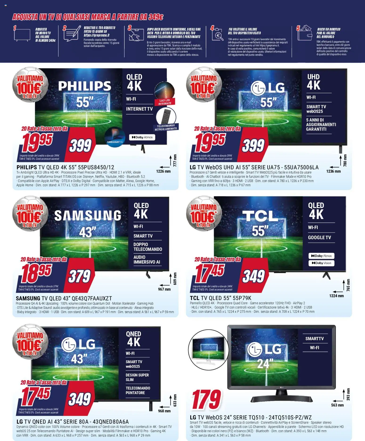 Volantino Trony del 21.05.2026 | Pagina: 5 | Prodotti: Schermo, Data, Audio, Samsung