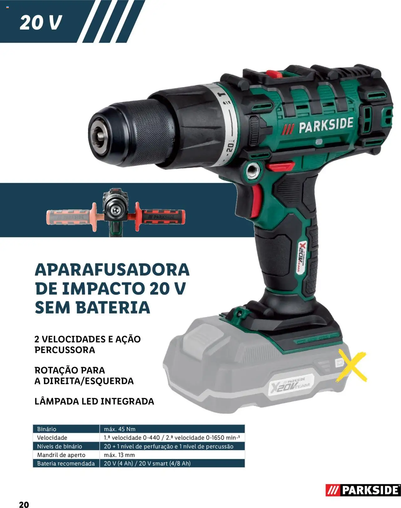 Lidl Baterias E Ferramentas │ válido de 02/02/2023 | Página: 20
