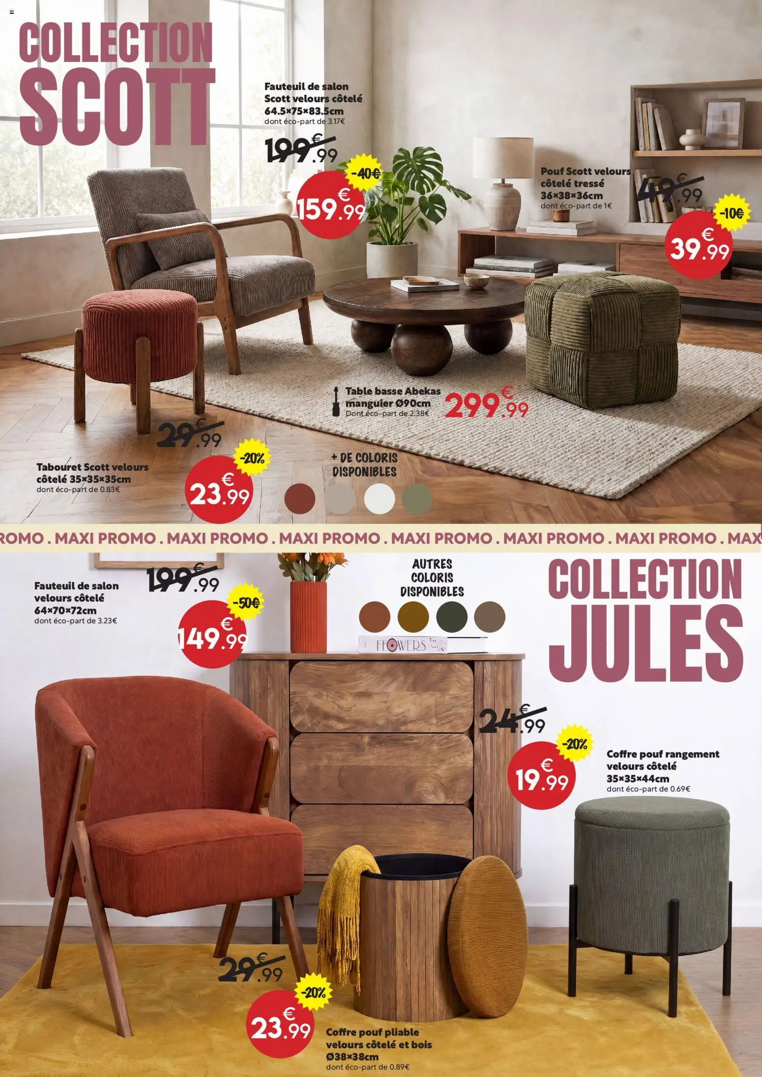 {H1} | Page: 10 | Produits: Pouf, Fauteuil, Table basse, Table