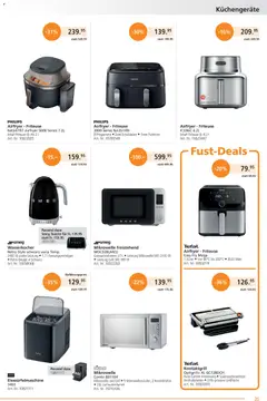 Fust aktionen ab 26.05.2026 gültig | Seite: 35 | Produkte: Friteuse, Wasserkocher, Mikrowelle, Philips