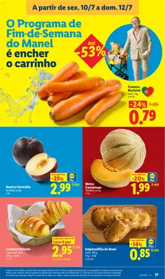 Pré-visualização Croissant Brioche, Cada unid. 85 g, 100 g = 0.58 válido de 06/07/2026 | Página: 37