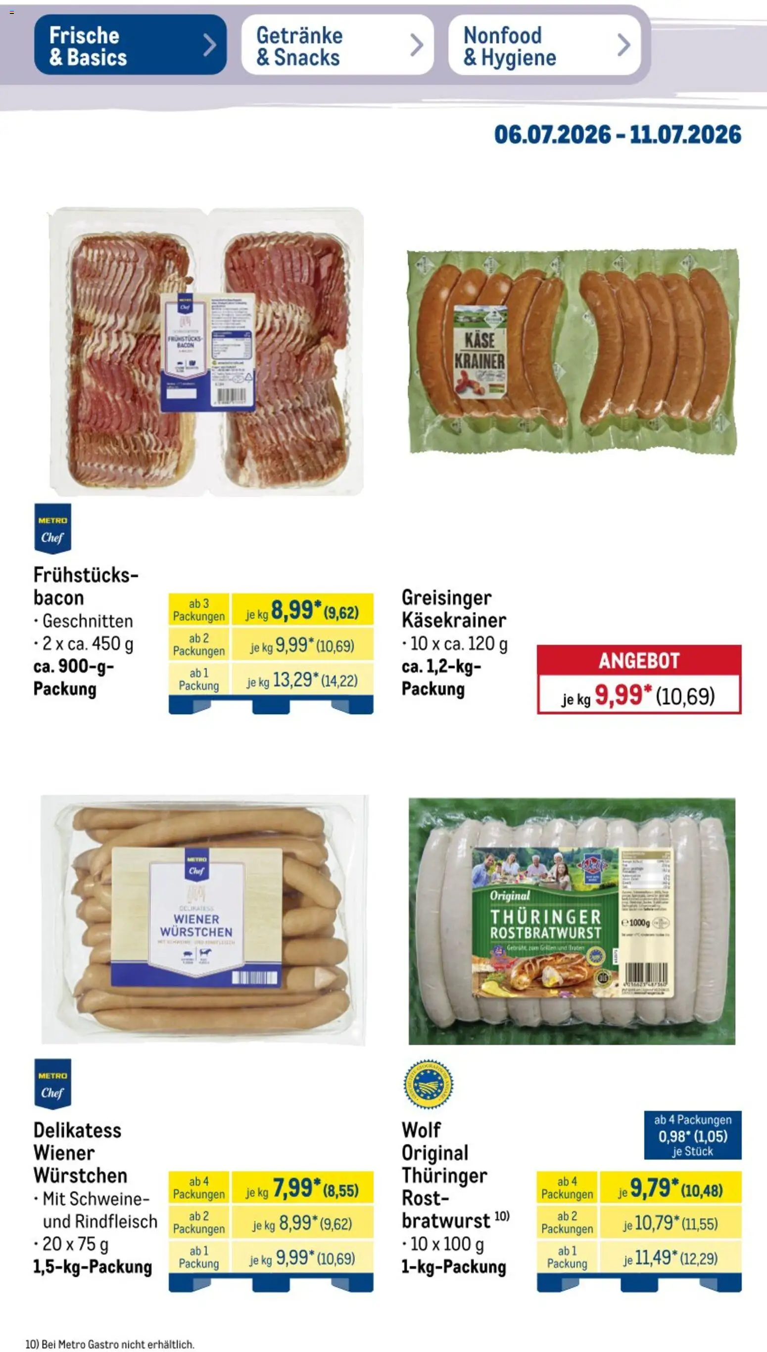 Metro Non Food & Hygiene – gültig ab 06.07.2026 | Seite: 40 | Produkte: Mohren, Paprika