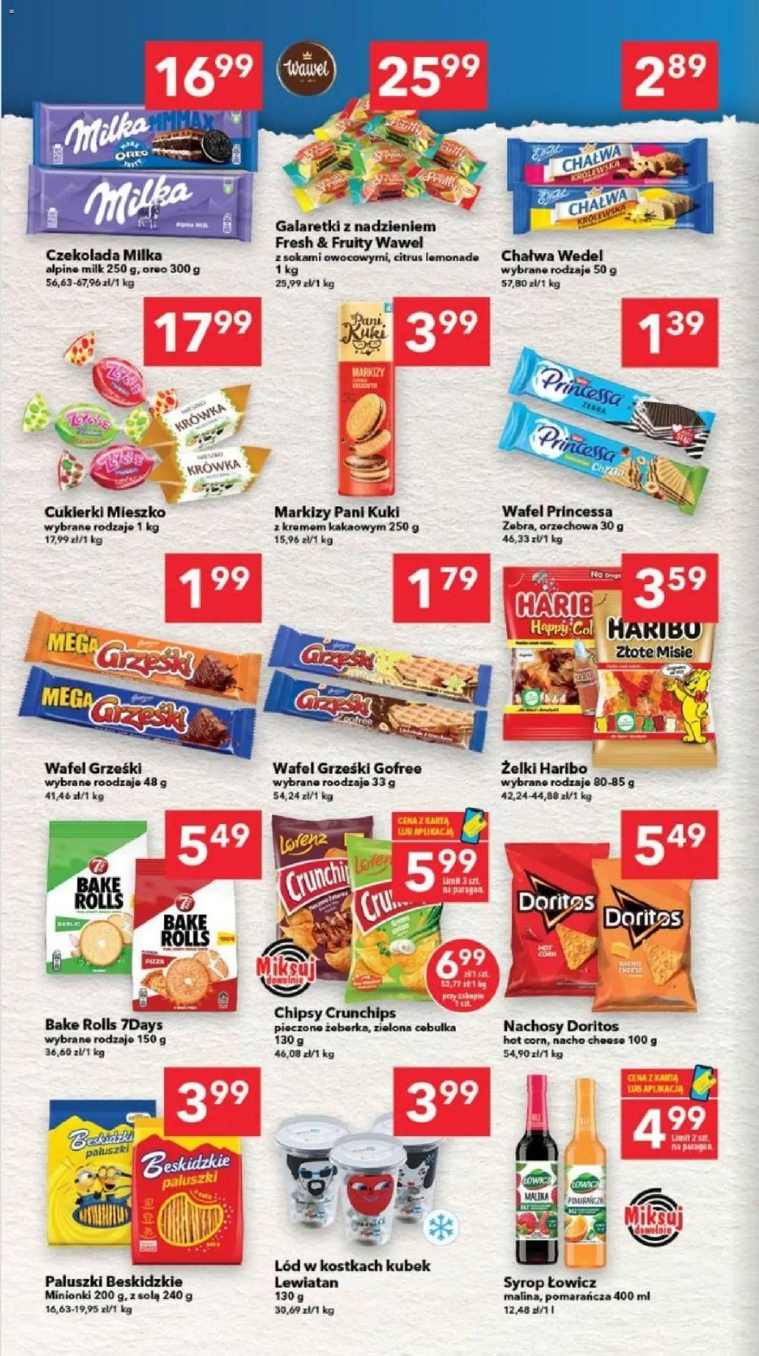 Lewiatan gazetka - Gdańsk od 02.07.2026 | Strona: 6 | Produkty: Karta, Milka, Doritos, Paluszki