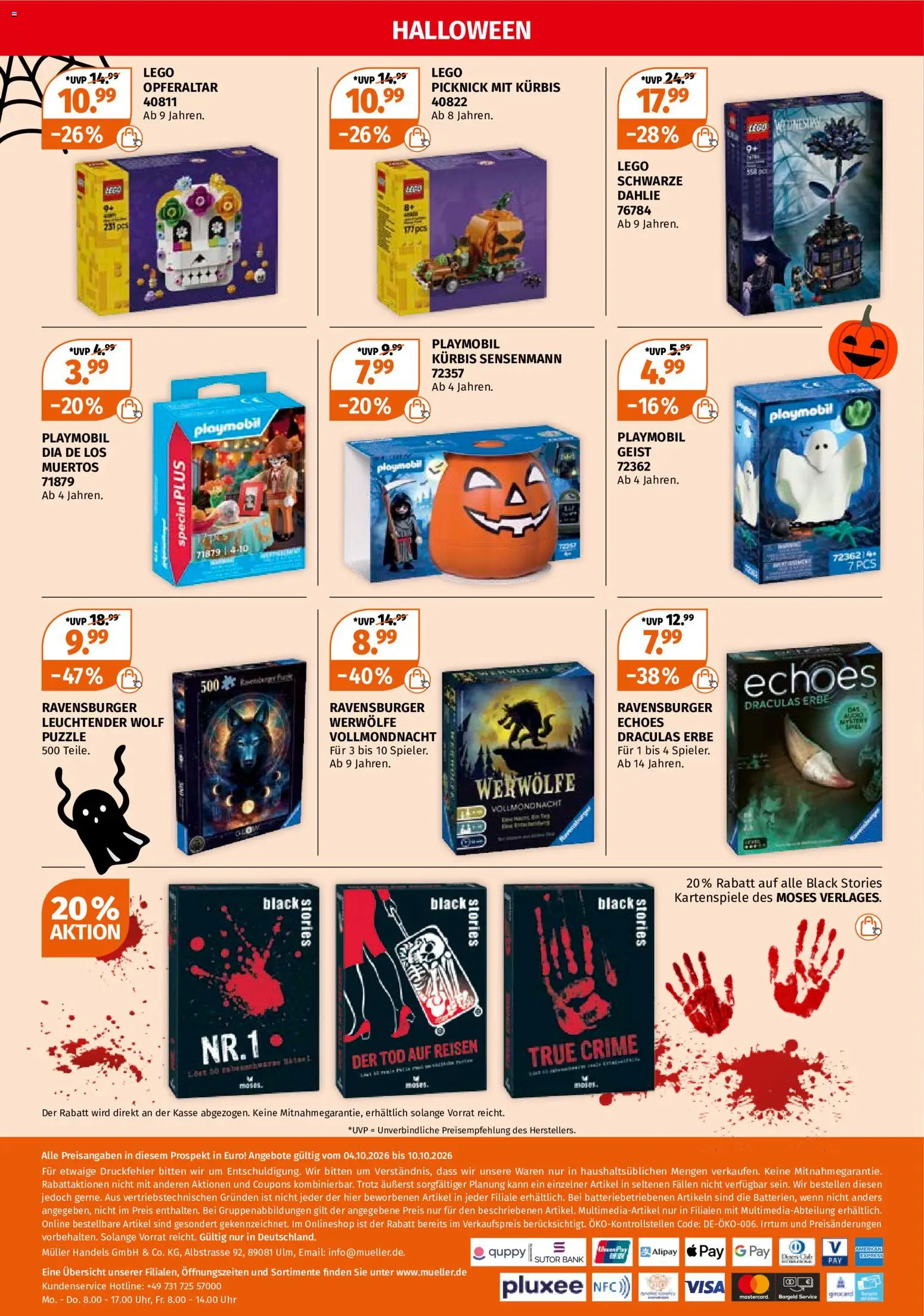 Müller Halloween-Highlights – gültig ab 04.10.2026 | Seite: 4