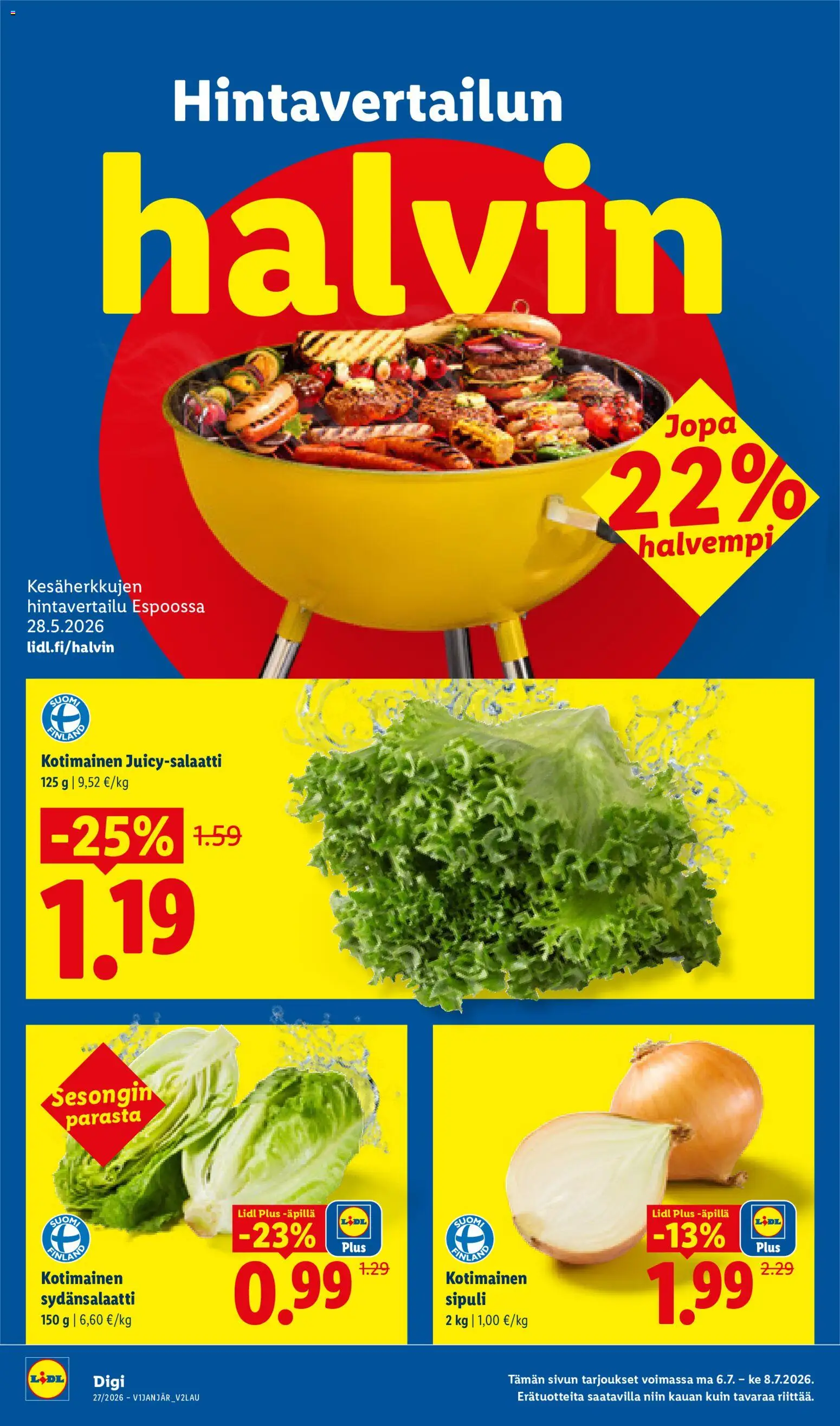 Lidl tarjoukset - Tampere – voimassa 02/07/2026 alkaen | Sivu: 23