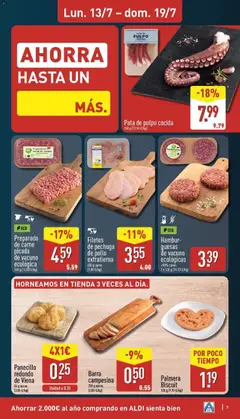 Vista previa Filetes de pechuga de pollo extra tierna, Filetes de pechuga de pollo extra tierna 450 g aprox. (7.89 €/kg) válido desde el 13/07/2026 | Página: 7 | Productos: Δισκέτα