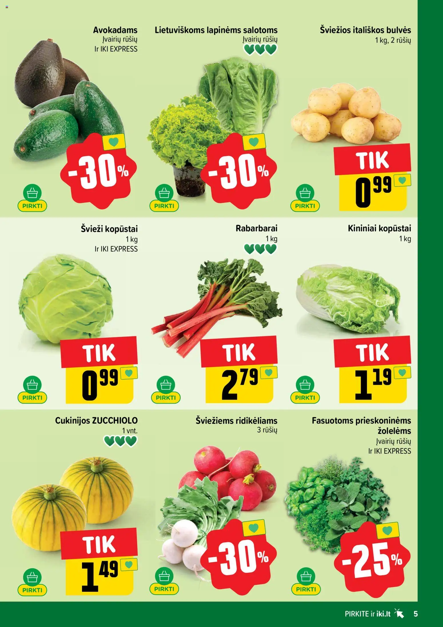 IKI akcijos nuo 25.05.2026 | Puslapis: 5 | Prekių: Bulvės