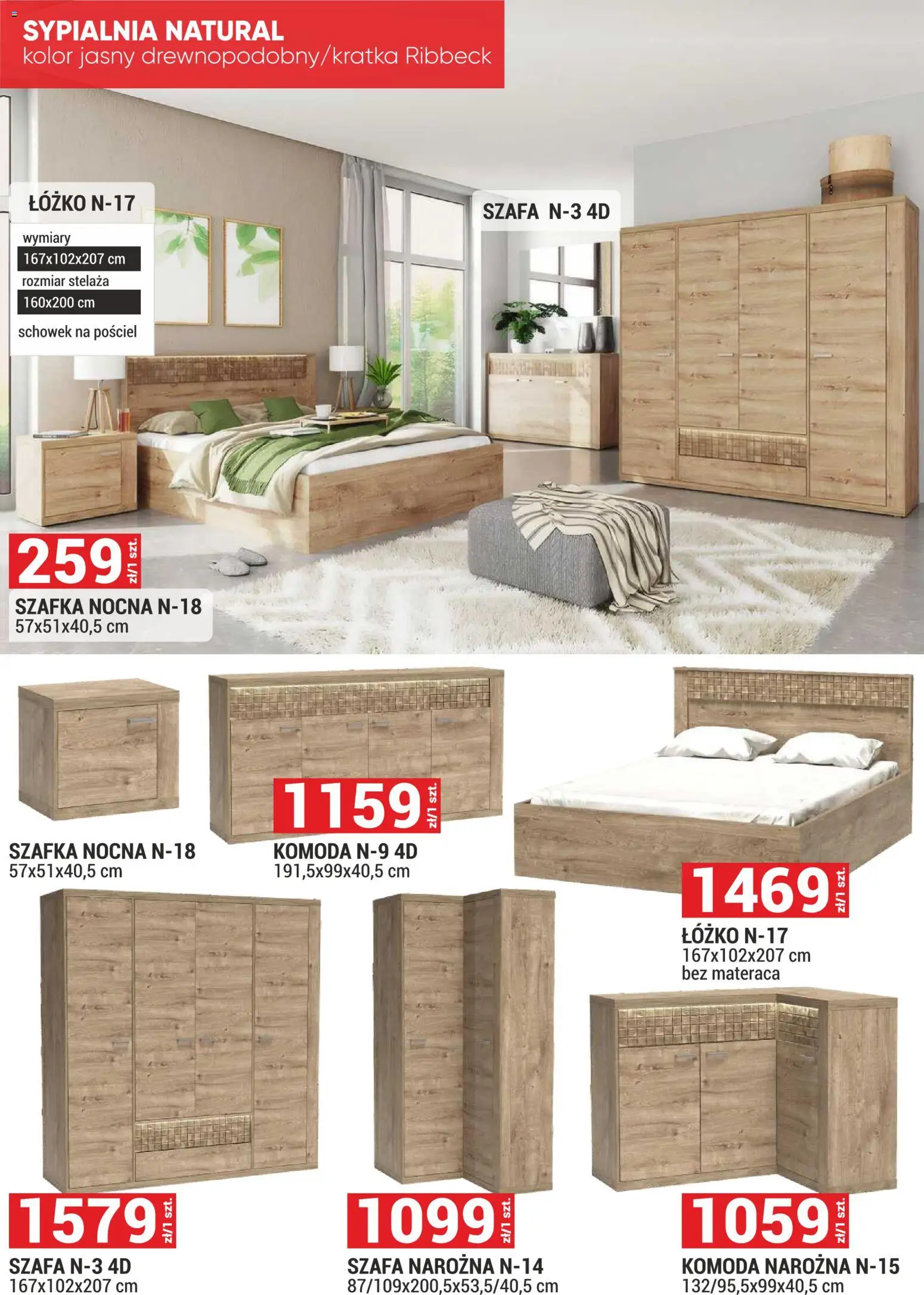 Merkury Market gazetka - Meble, Wypoczynki, Materace od 01.09.2026 | Strona: 40 | Produkty: Łóżko, Komoda, Szafa Narożna, Szafka nocna