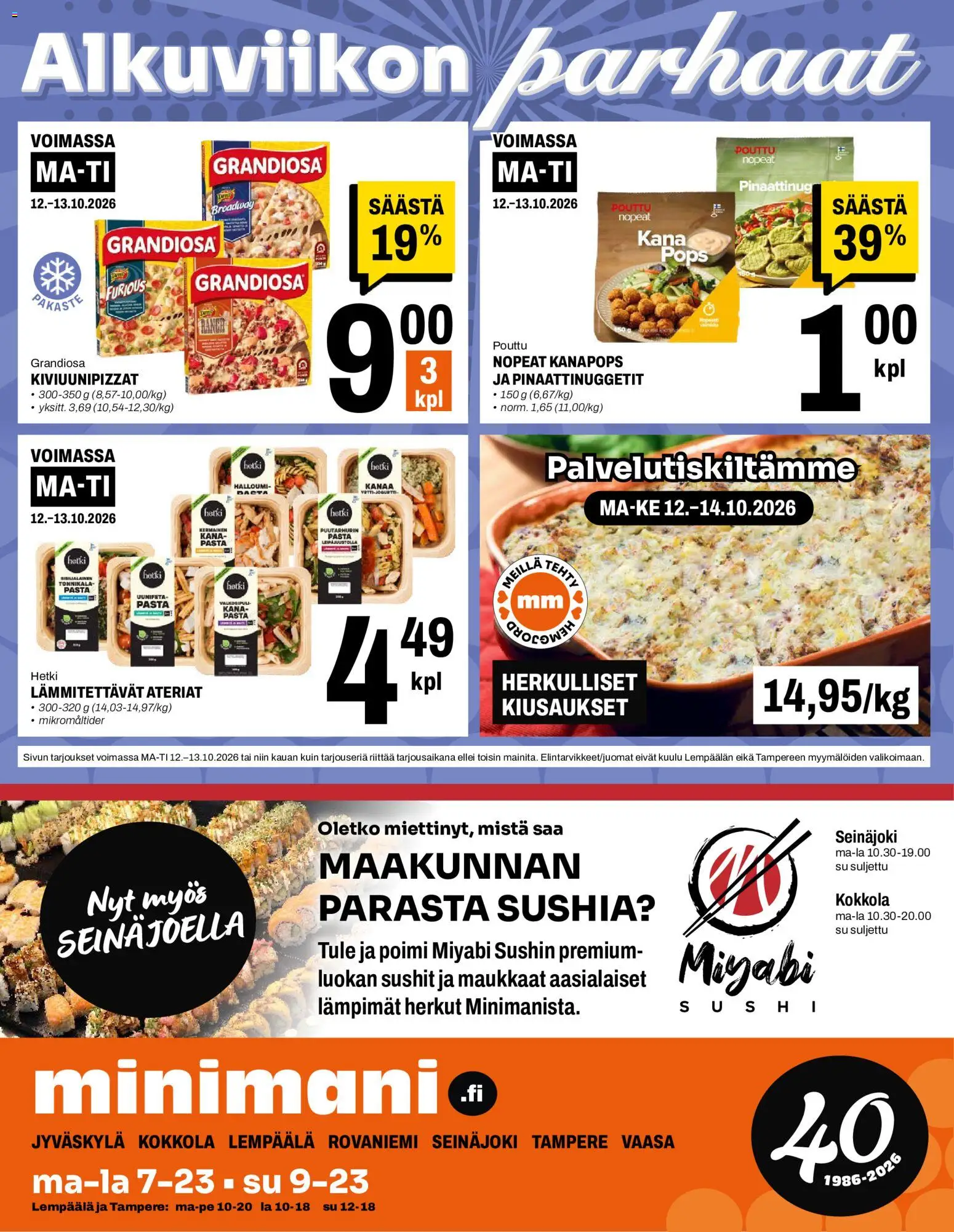 Minimani tarjoukset – voimassa 07/10/2026 alkaen | Sivu: 8