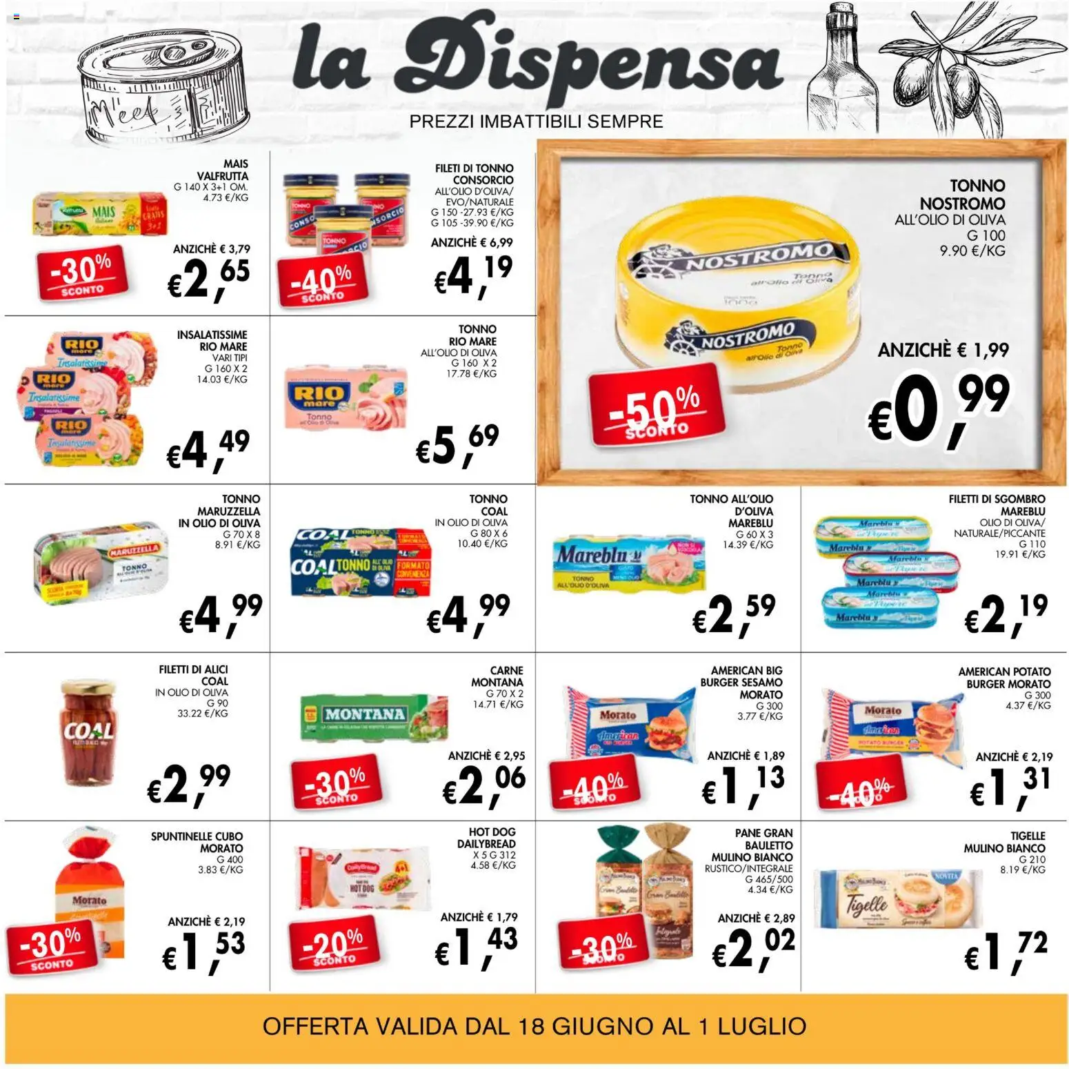 Volantino Coal del 18.06.2026 | Pagina: 14 | Prodotti: Tonno, Sgombro, Alici, Olio di Oliva