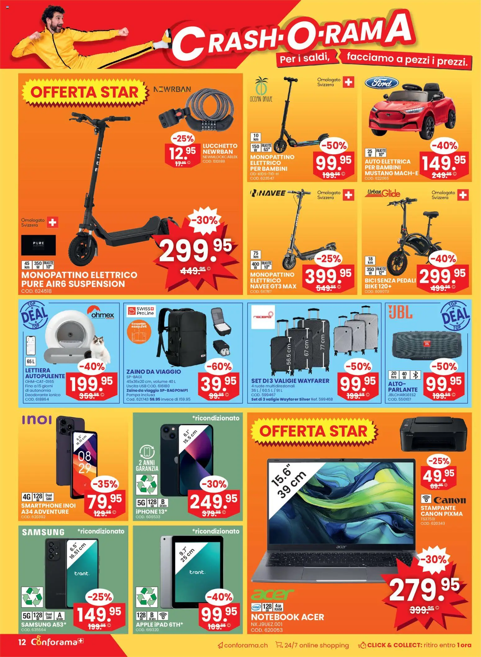 Conforama aktionen IT – gültig ab 24.06.2026 | Seite: 12 | Produkte: Apple, Samsung, Ipad, Usb