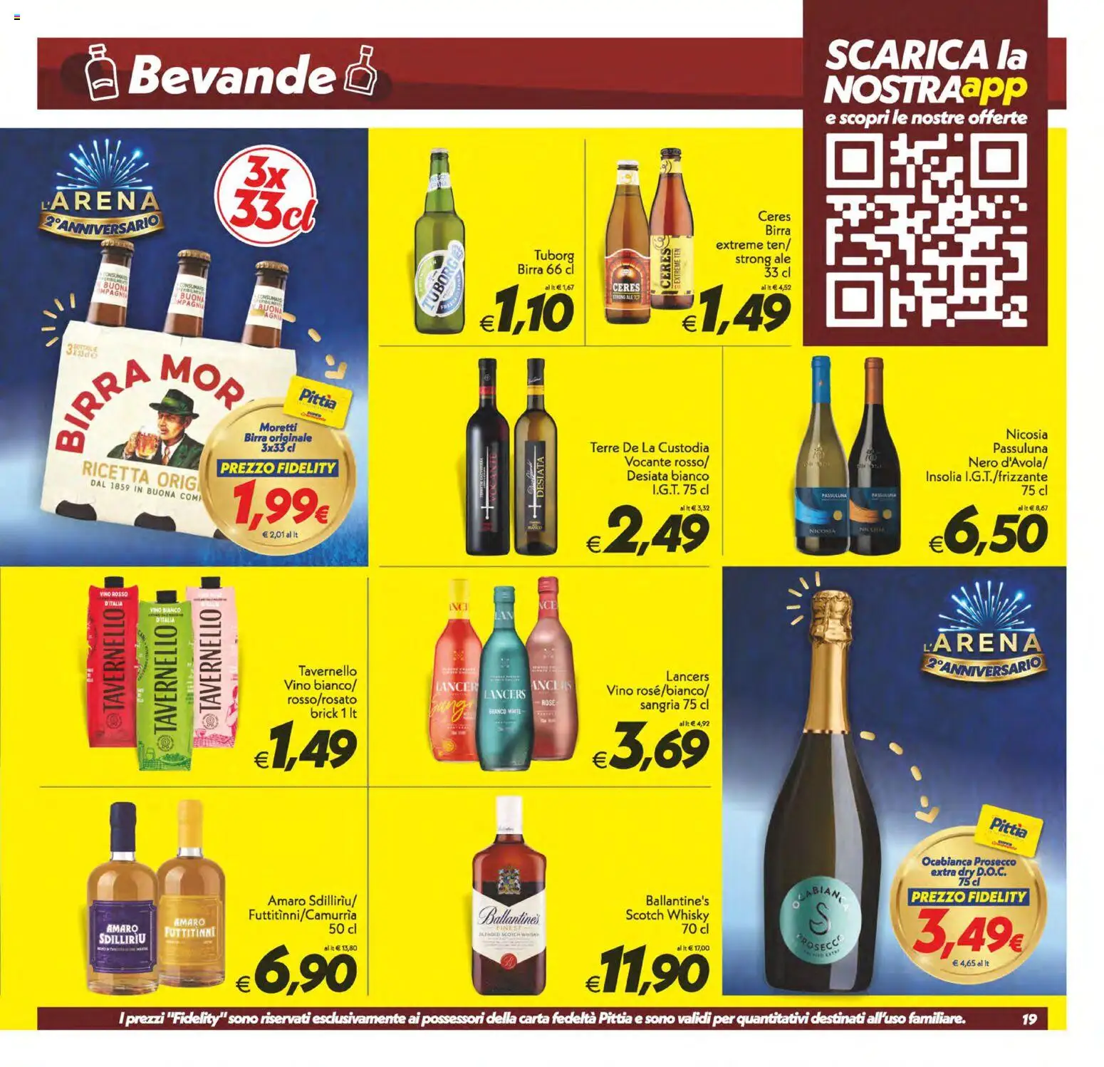 Volantino SuperConveniente del 13/10/2026 | Pagina: 19 | Prodotti: Bevande, Ballantine’s, Vino bianco, Amaro
