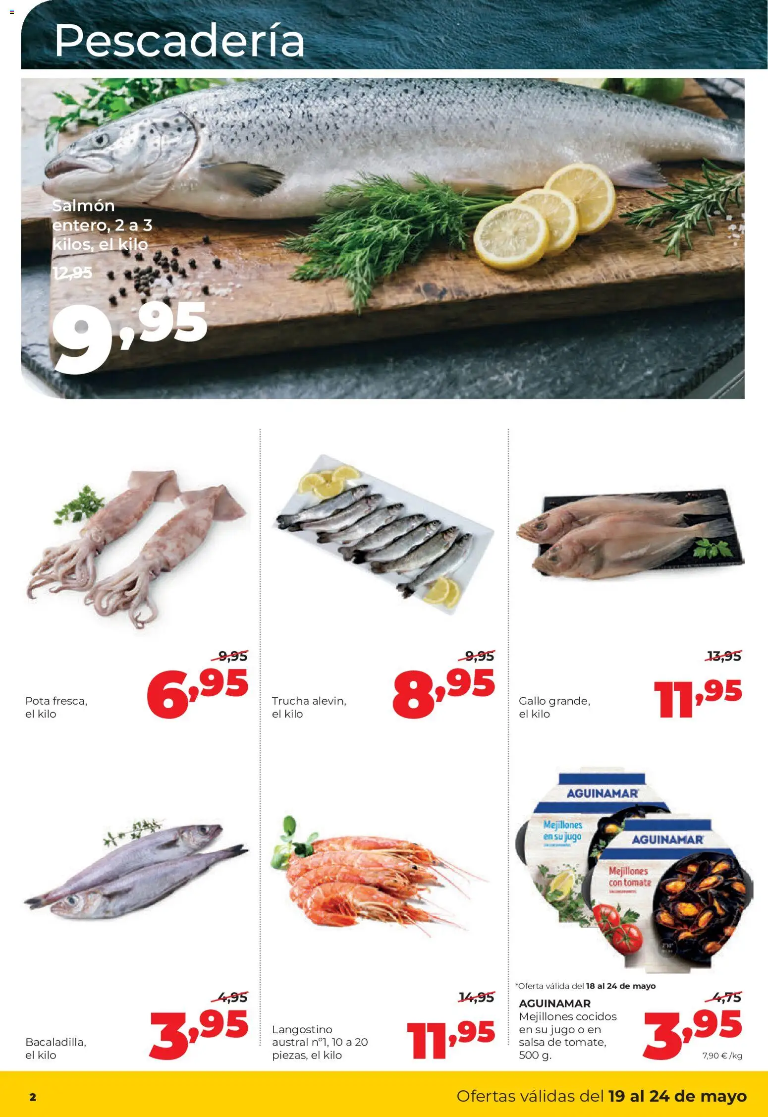 Alimerka folleto Asturias │ válido desde el 18.05.2026 | Página: 2 | Productos: Jugo, Langostino