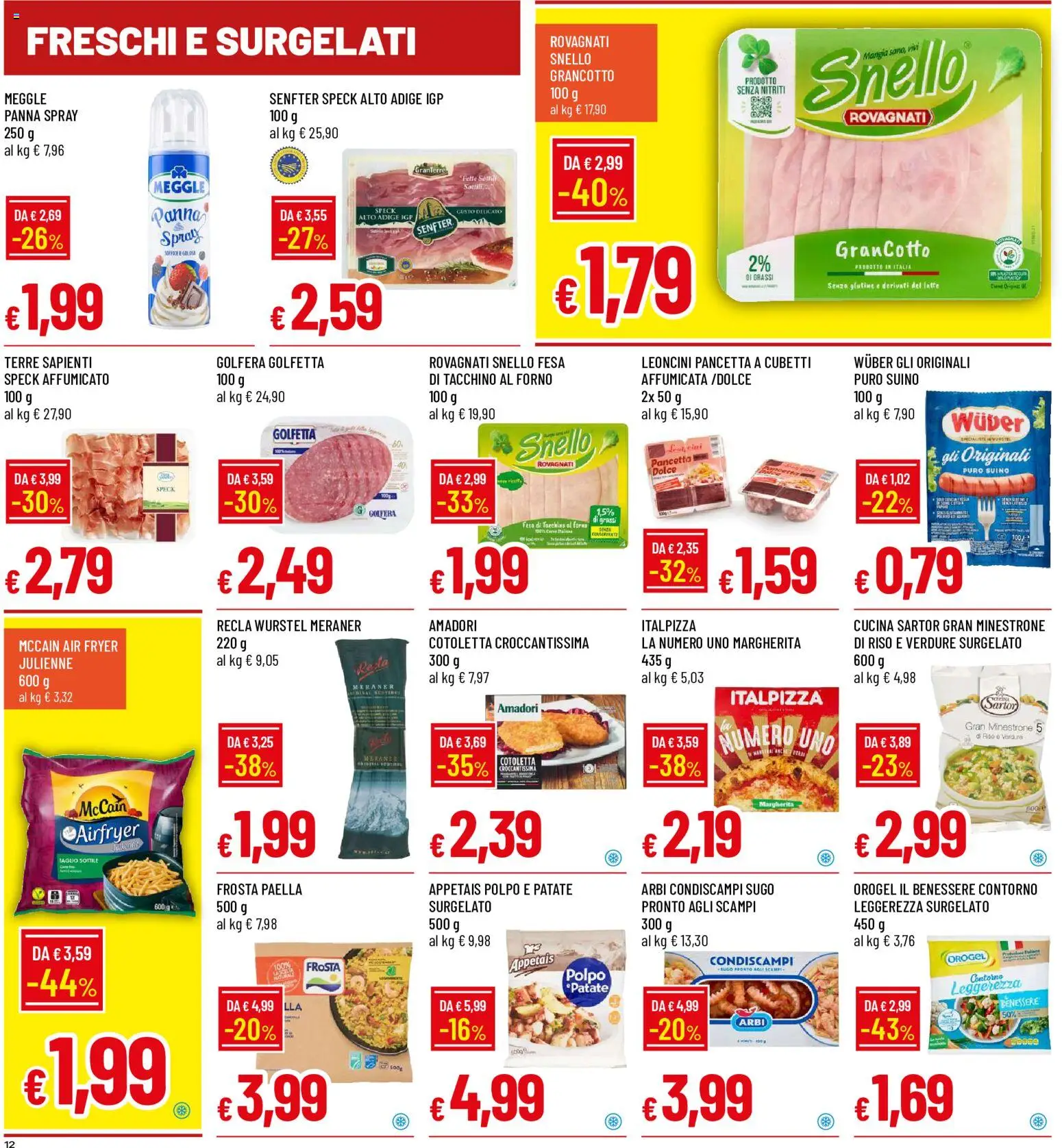 Volantino Galassia del 28.05.2026 | Pagina: 12 | Prodotti: Minestrone, Riso, Panna, Suino