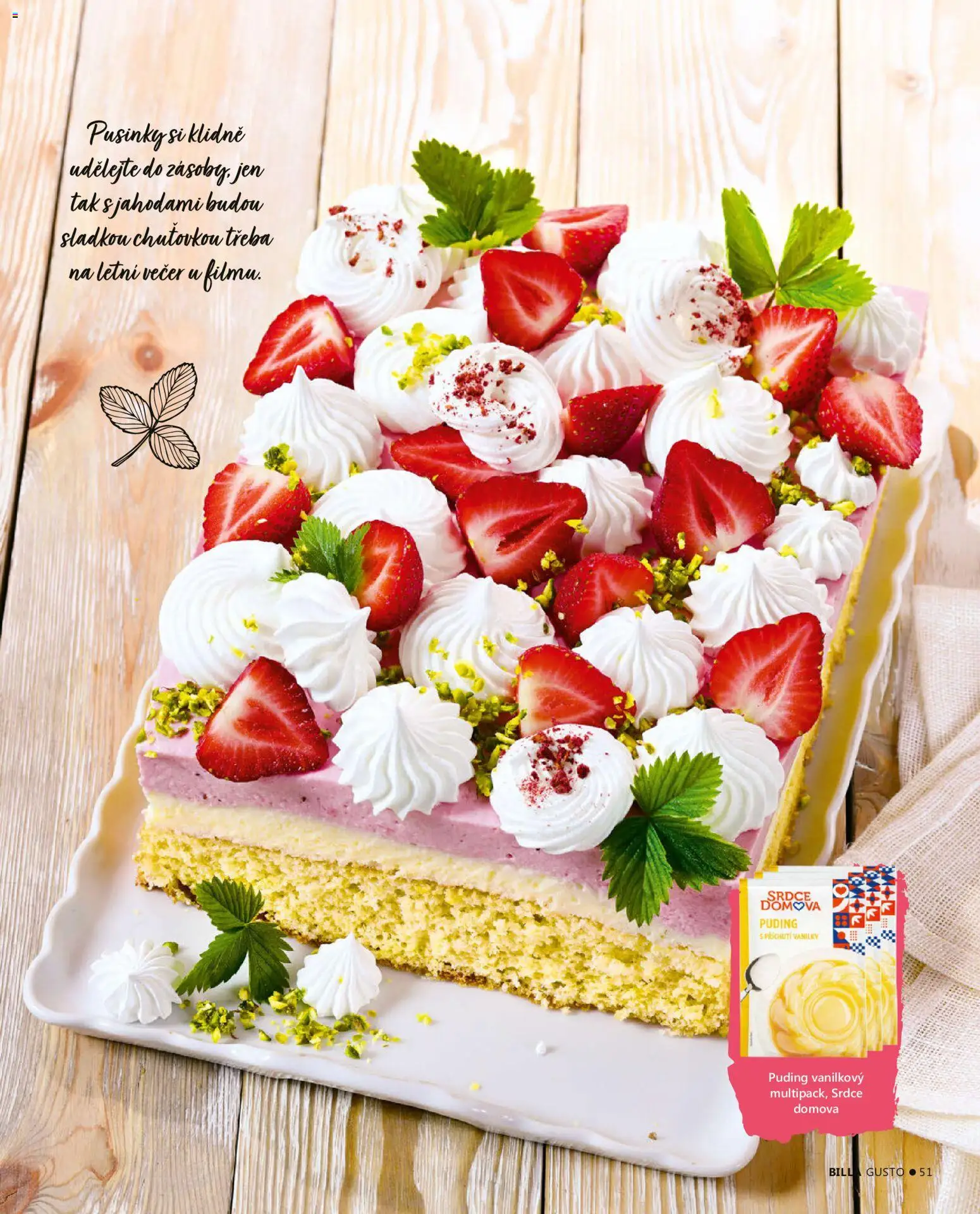 Billa leták - Gusto: Léto 2026 od 01.06.2026 | Strana: 51 | Produkty: Puding