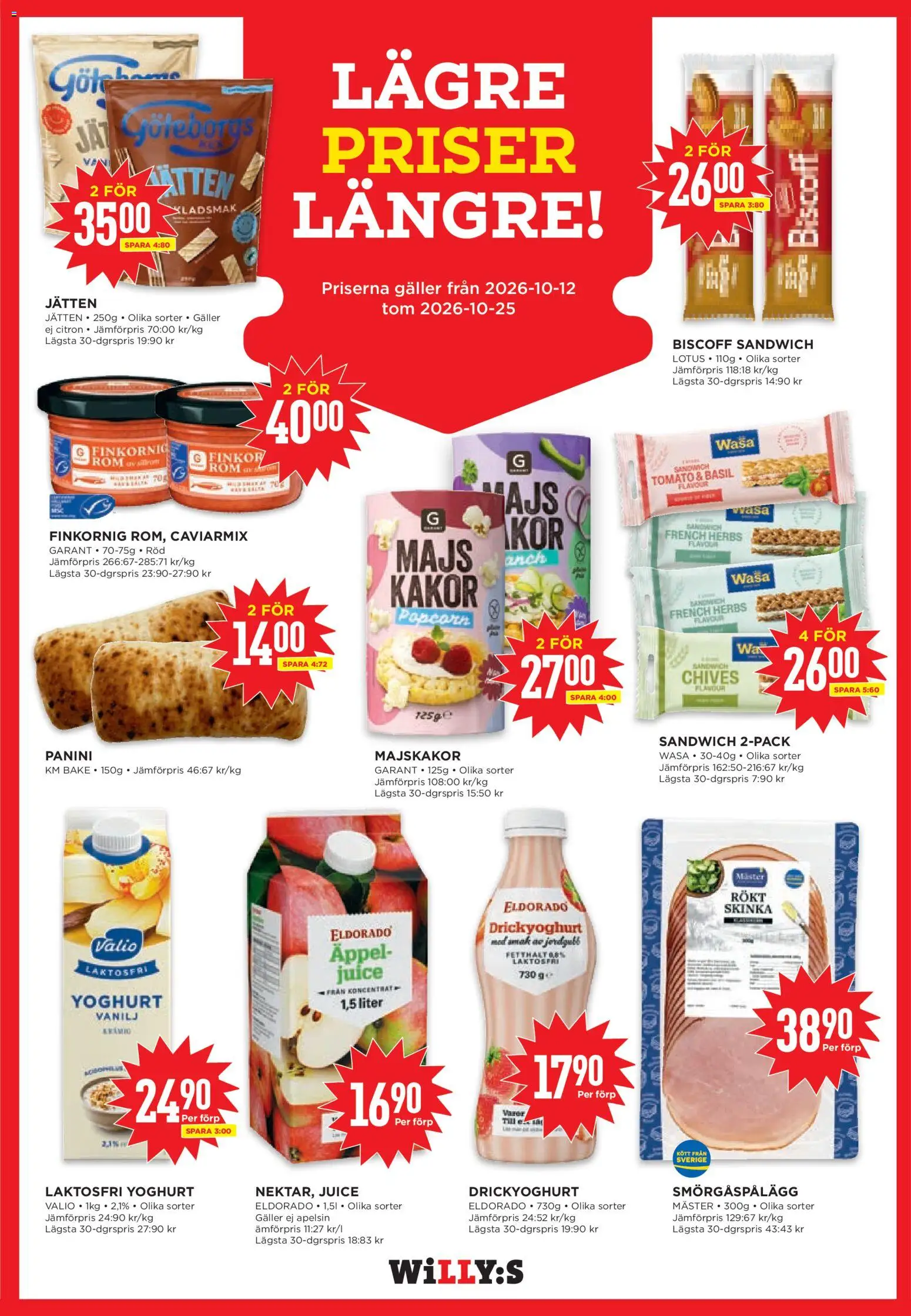 Willys reklamblad aktuell från 19/10/2026 | Sida: 15
