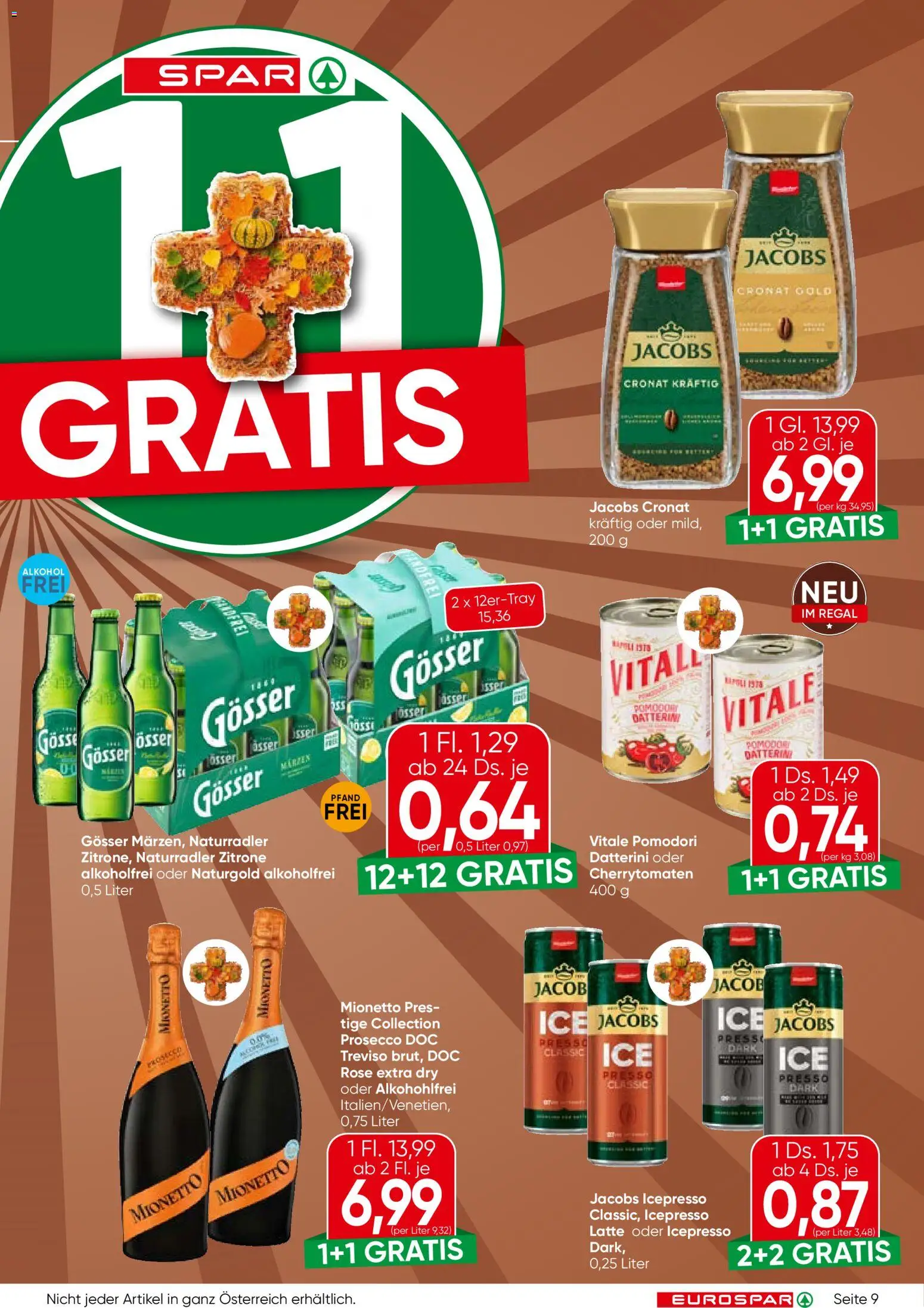 Eurospar Flugblatt gültig ab 22.10.2026 | Seite: 9