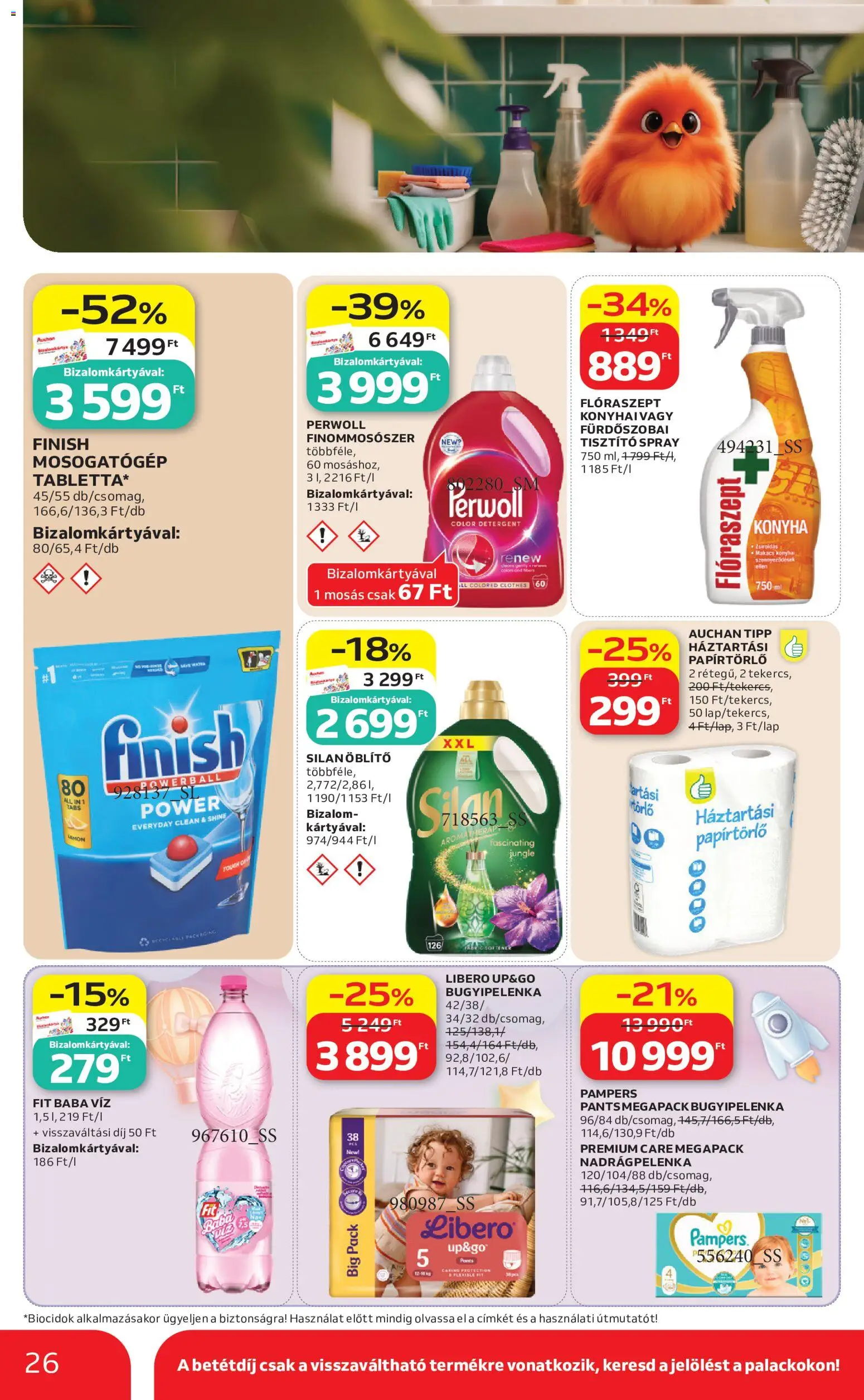 Auchan akciós ujság - amely érvényes a következő dátumtól: 2026.08.21. | Oldal: 26