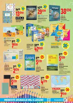 E.leclerc katalog akcije – veljaven od 29.07.2026 | Stran: 13 | Izdelki: Kos, Knjiga, Podloga, Folija