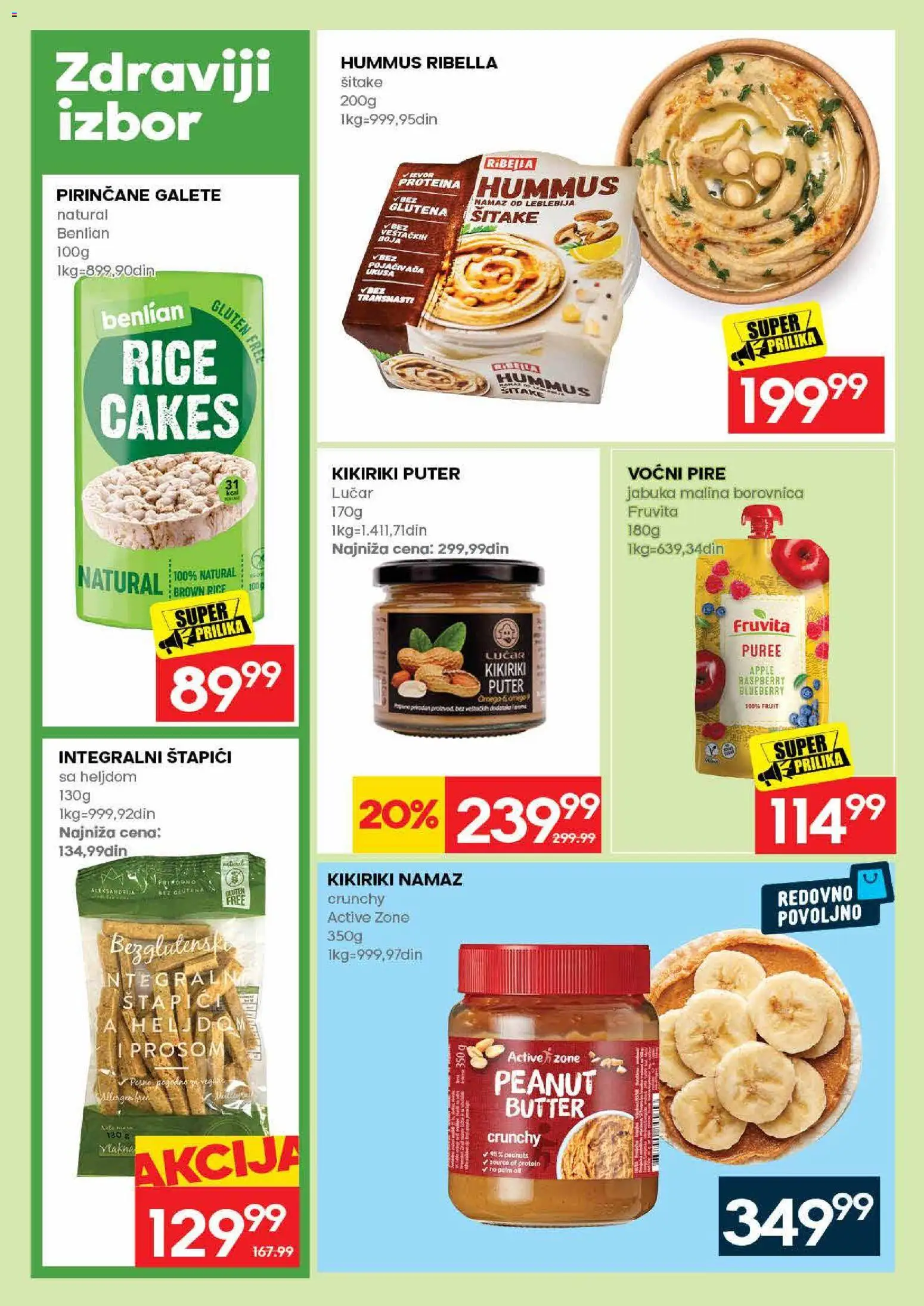 Mercator katalog - važi od 06.08.2026 | Strana: 32 | Proizvode: Hummus, Fruvita, Puter, Malina