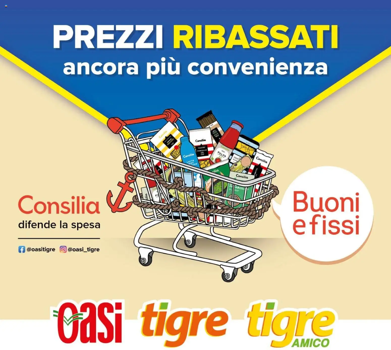 Volantino Tigre del 21/10/2026 | Pagina: 1 | Prodotti: Farfalle, Penne