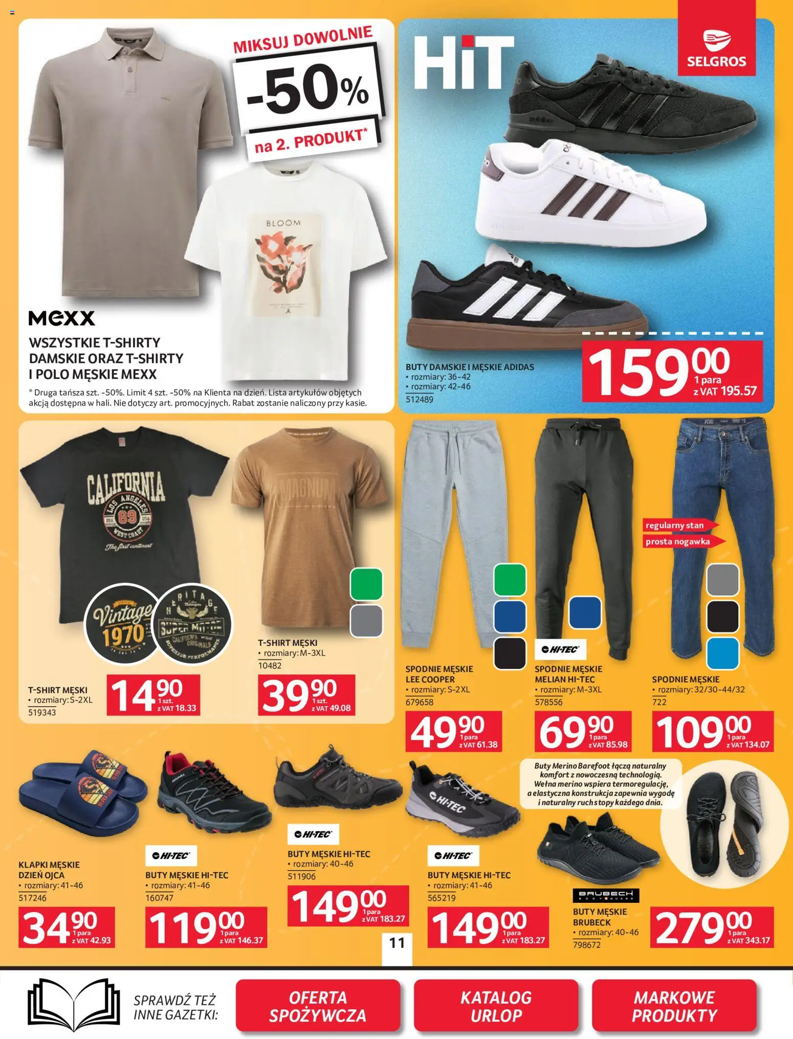 Selgros cash&carry gazetka - Oferta przemysłowa od 18.06.2026 | Strona: 13 | Produkty: Spodnie, Buty, Klapki, Buty męskie