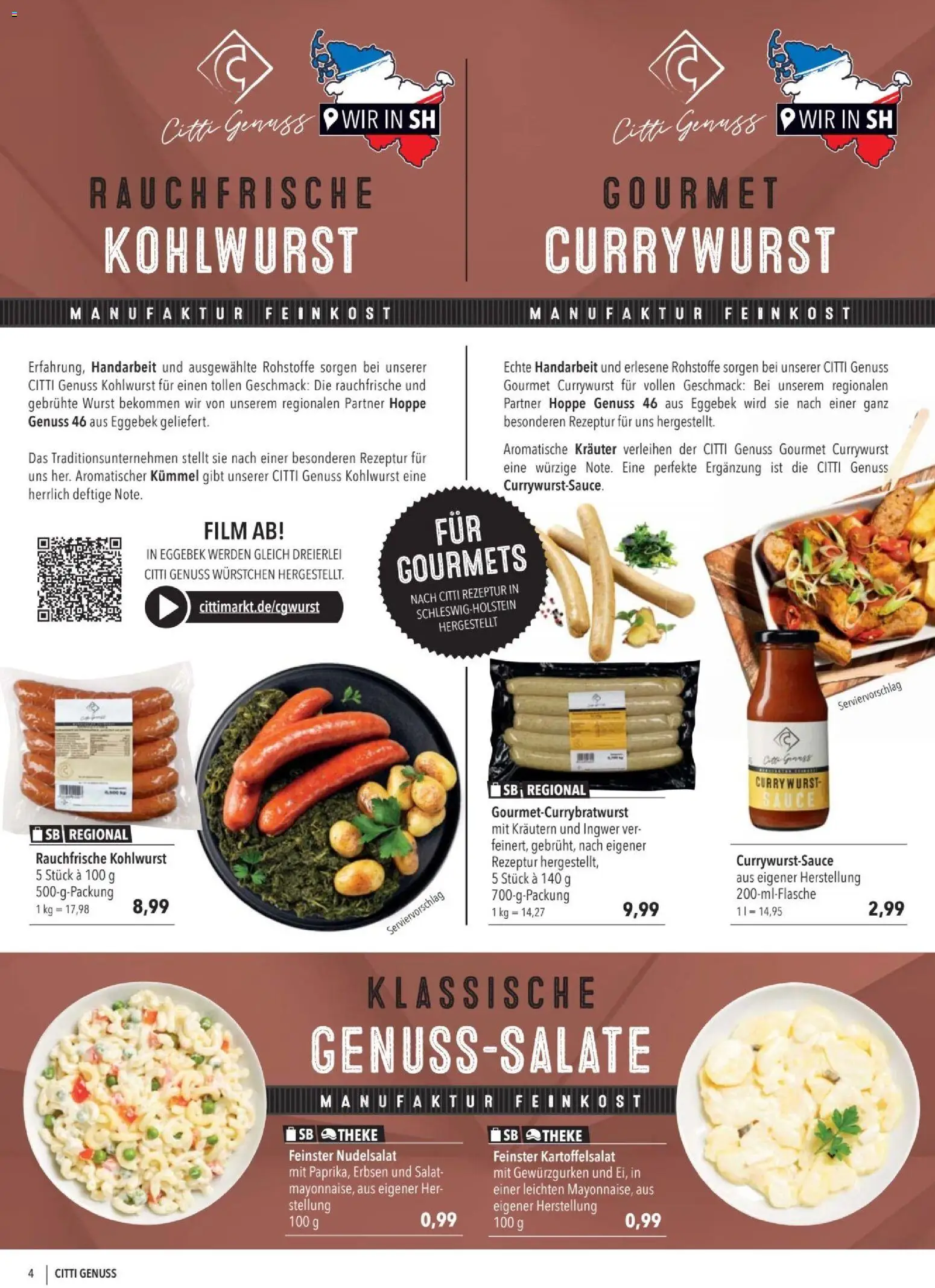 CITTI tilbudsavis – gyldig fra 06/10/2026 | Side: 4 | Produkter: Kartoffelsalat, Salat