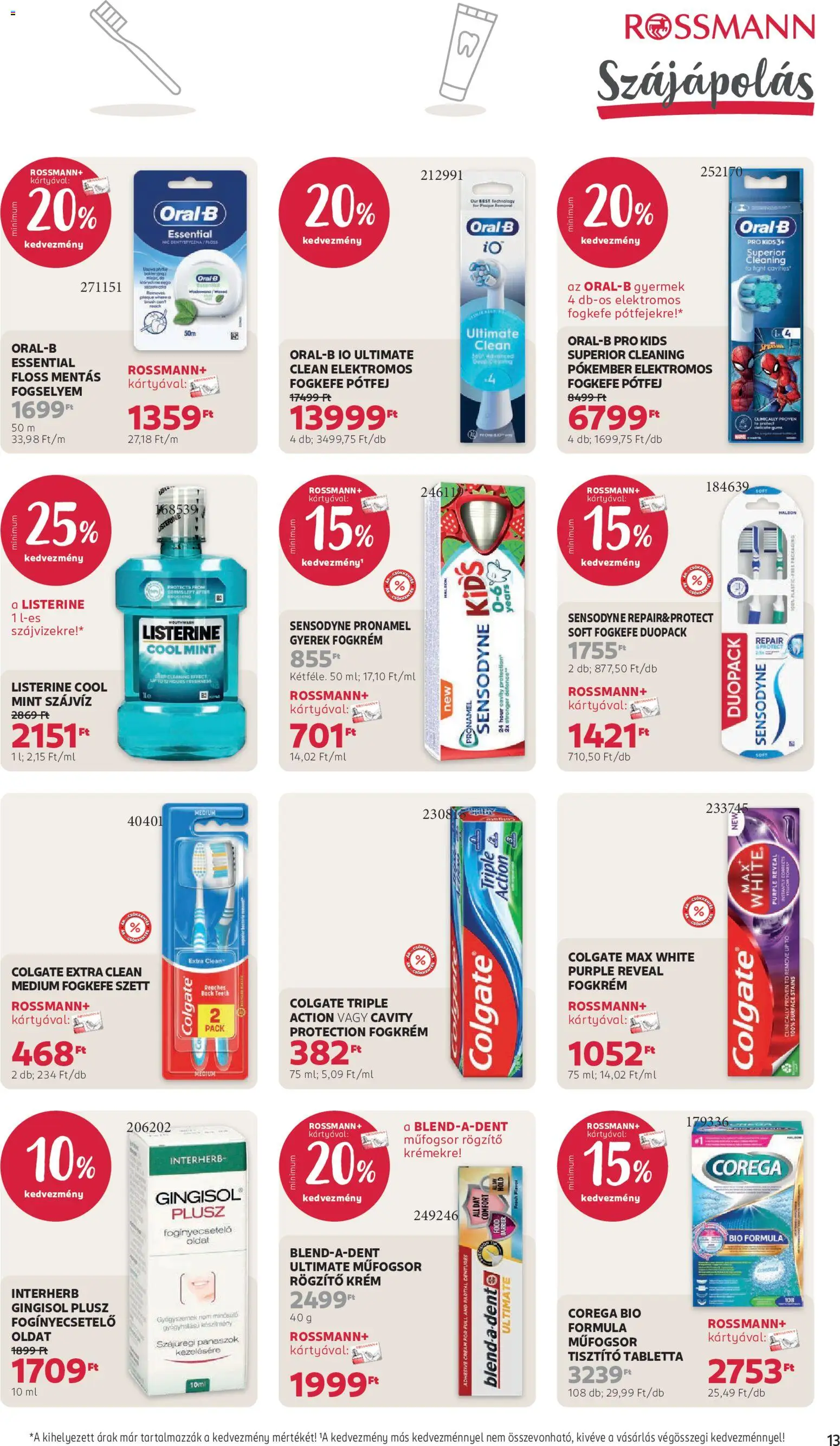 Rossmann akciós ujság - amely érvényes a következő dátumtól: 18.05.2026 | Oldal: 15